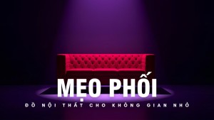 Mẹo phối màu đồ nội thất cho không gian nhỏ
