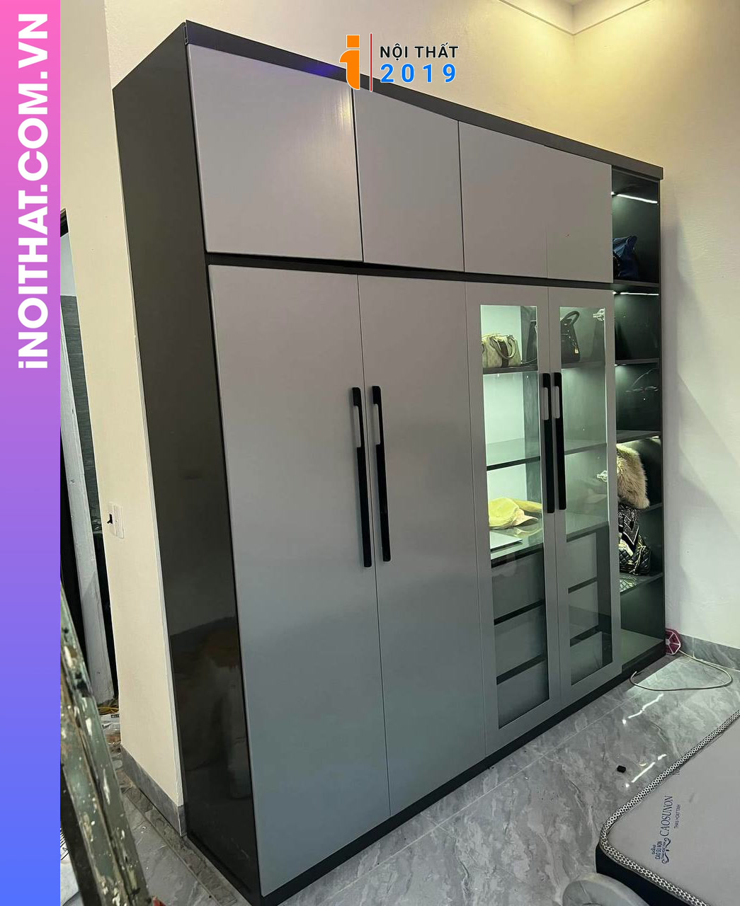 Tủ quần áo nhựa ecoplast cho chung cư Nam Cường