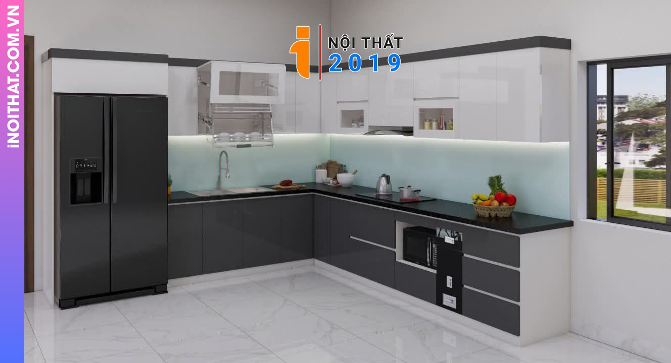 Thiết kế nội thất phòng bếp hiện đại, tiện nghi và sang trọng