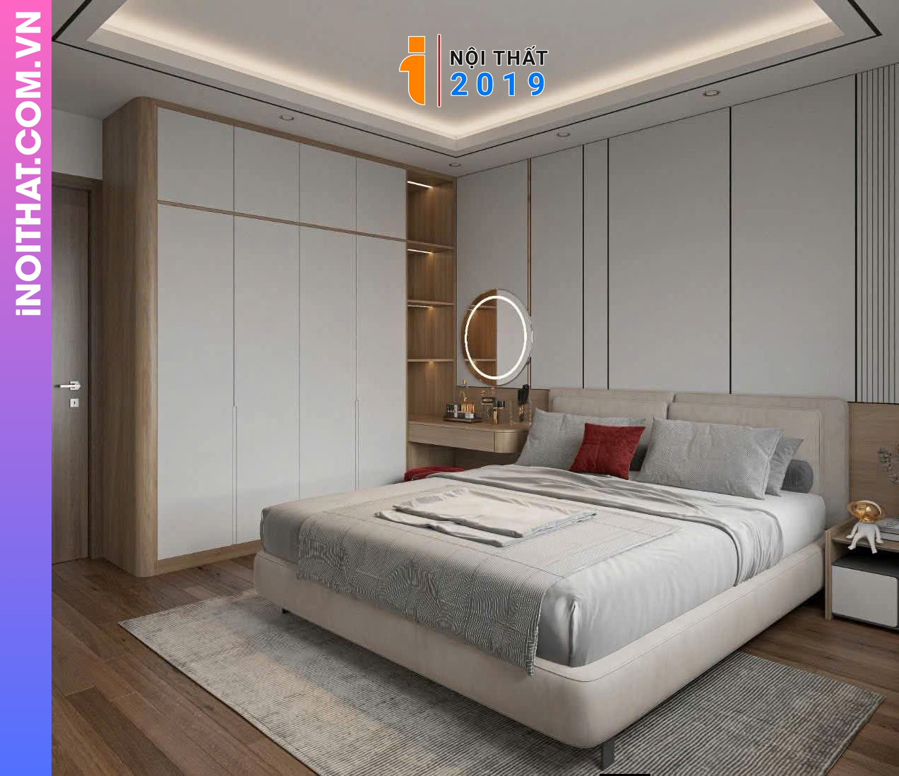 Phòng ngủ thiết kế tối giản, phong cách hiện đại