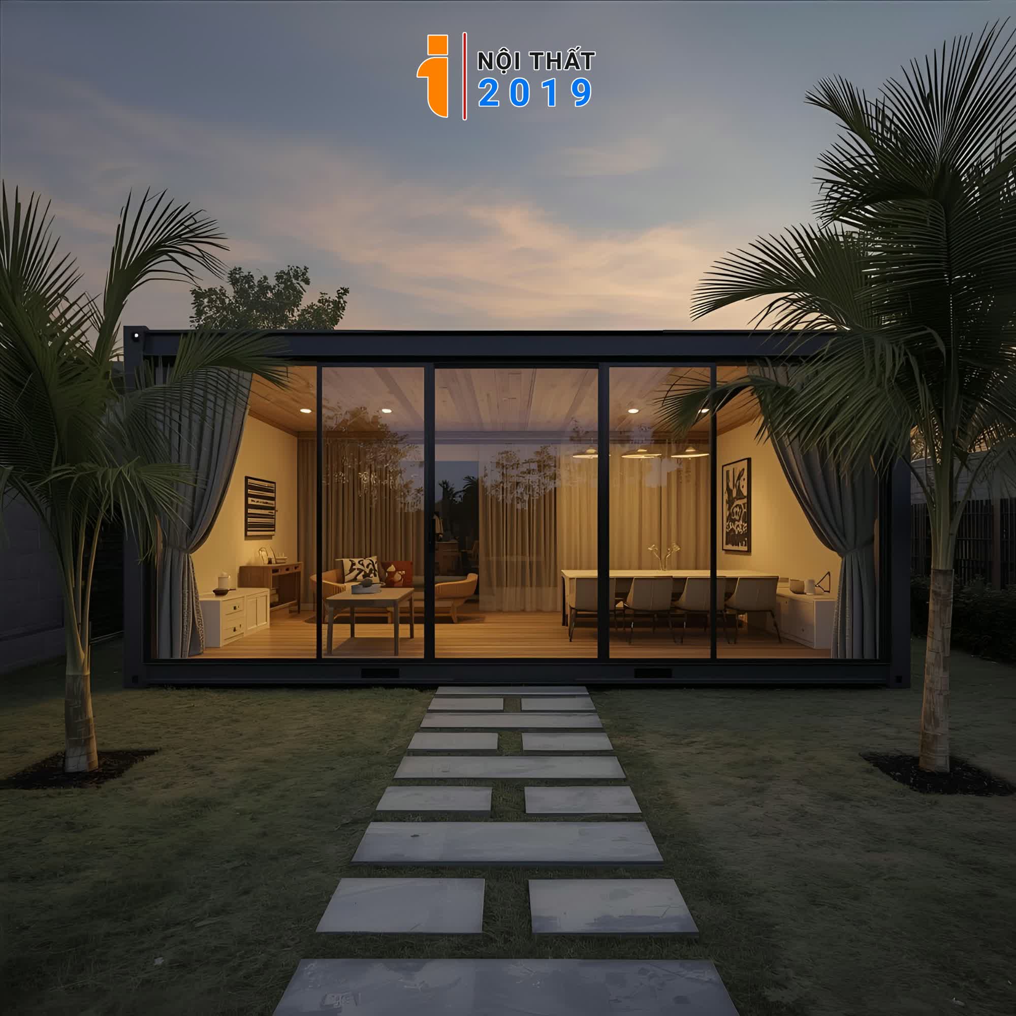 Nhà Container Di Động 20 feet - Nhà Vườn Biệt Thự Hình ảnh Nhà Container Di Động 20 feet - Nhà Vườn Biệt Thự - Sản phẩm nội thất Inoithat