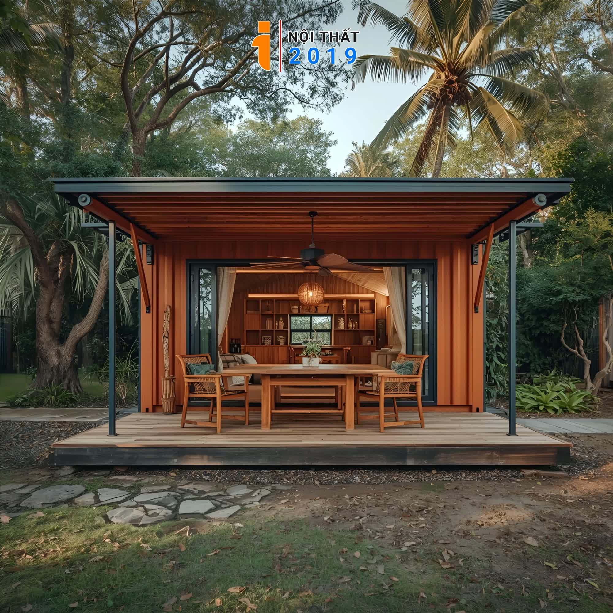 Nhà Container Di Động 20 feet ghép - Phòng Khách Phòng Ngủ Hình ảnh Nhà Container Di Động 20 feet ghép - Phòng Khách Phòng Ngủ - Sản phẩm nội thất Inoithat