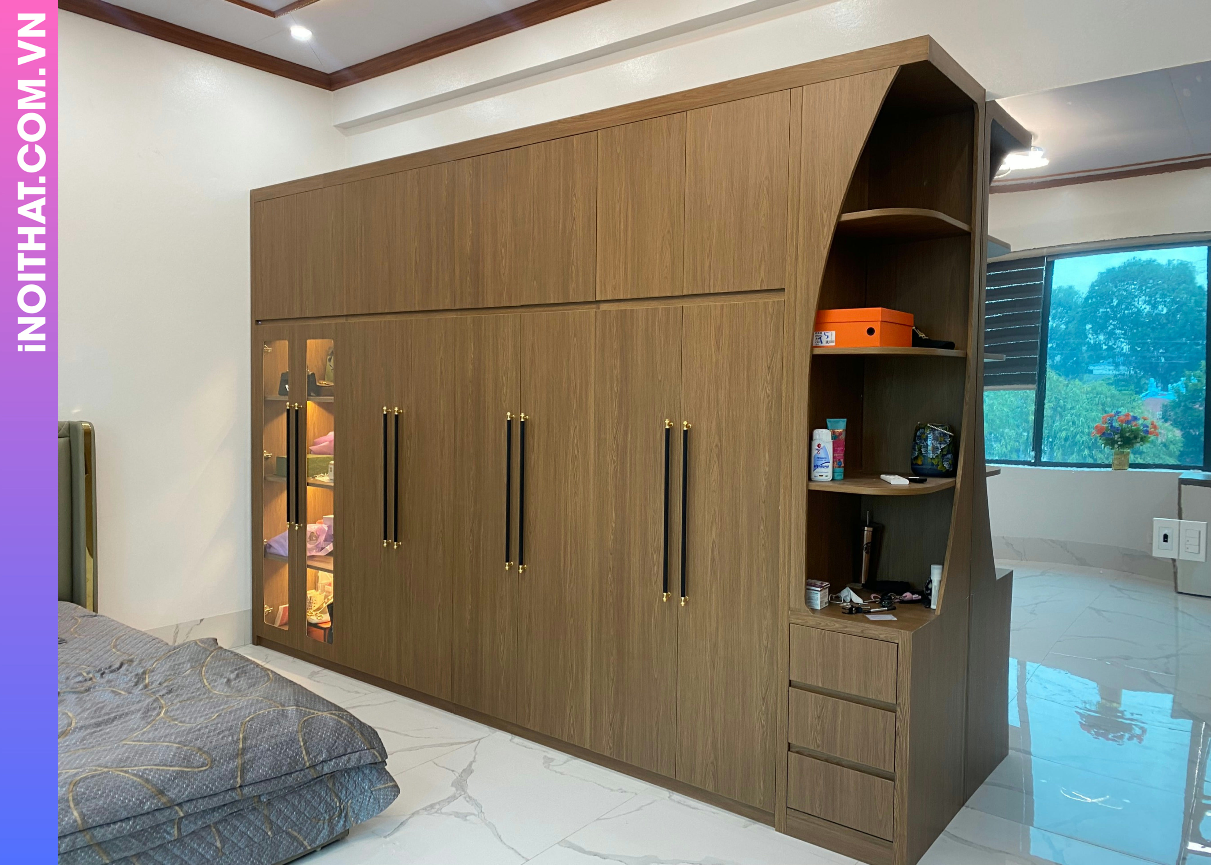 Tủ Quần Áo kết cấu chắc chắn tại Phường Thượng Cát