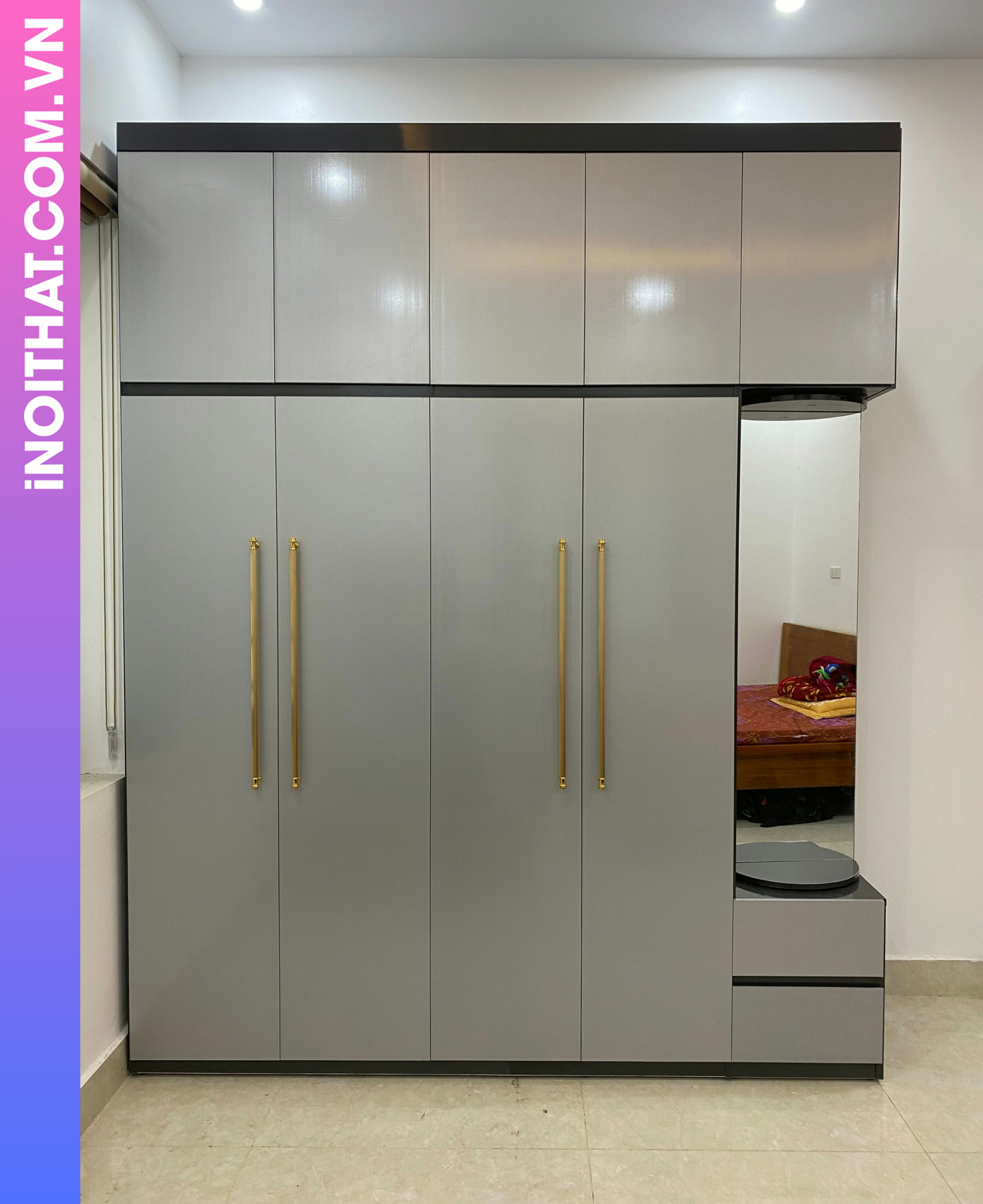 Tủ Quần Áo đa chức năng tiện lợi làm tại Phường Xuân Đỉnh