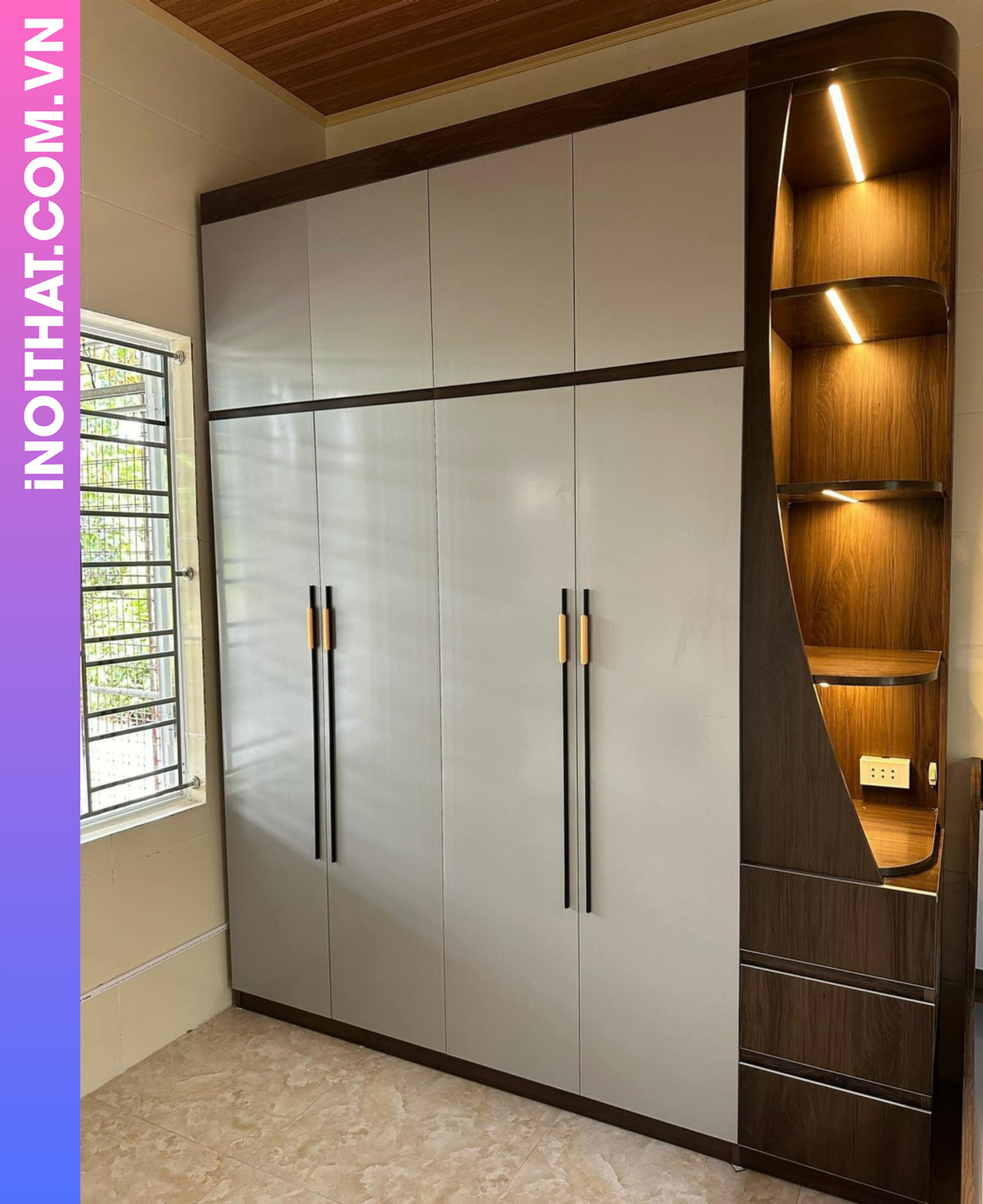 Tủ Quần Áo phong cách tối giản tại Phường Yên Hòa