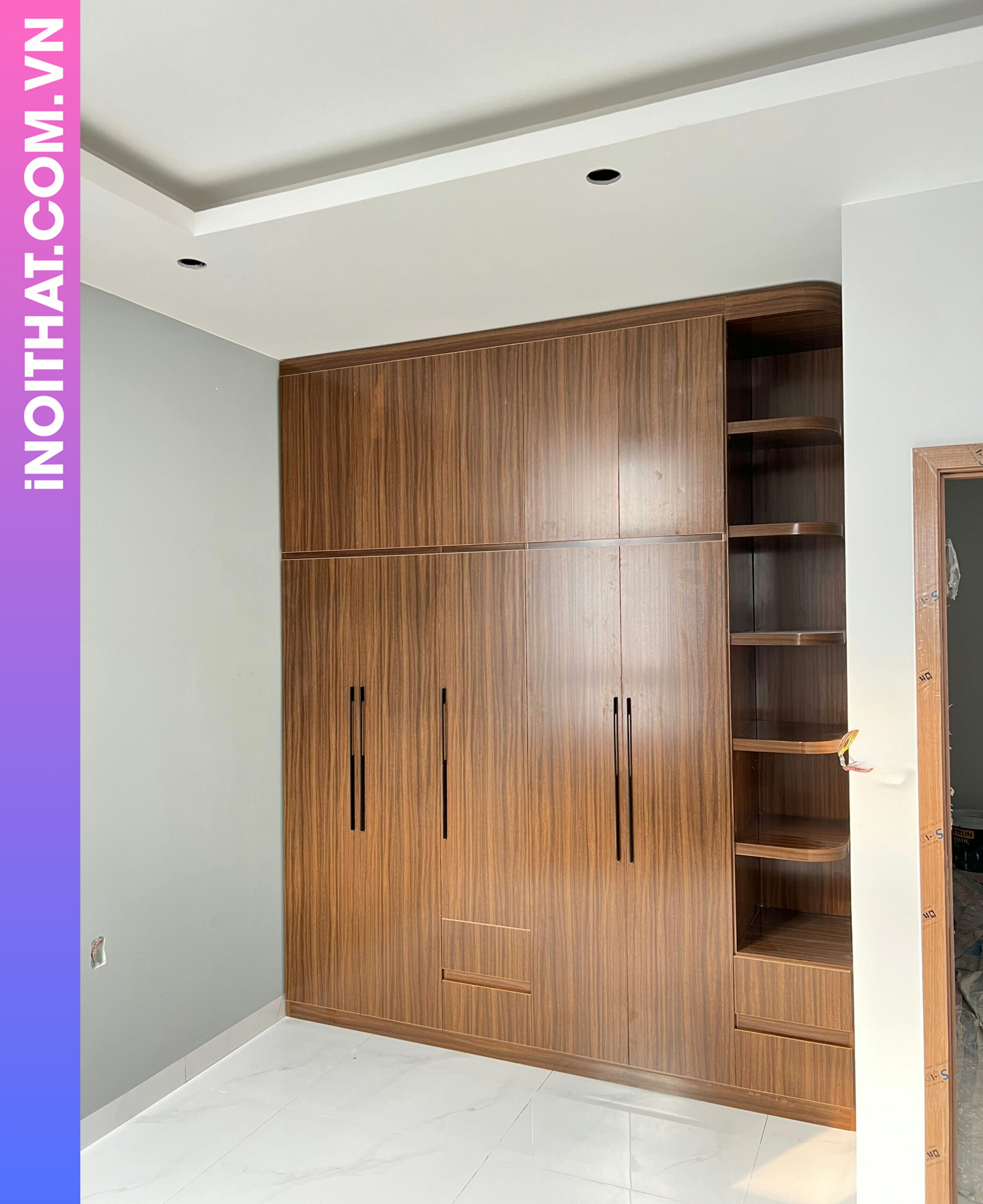 Tủ Quần Áo cửa trượt hiện đại ở Xã Bát Tràng