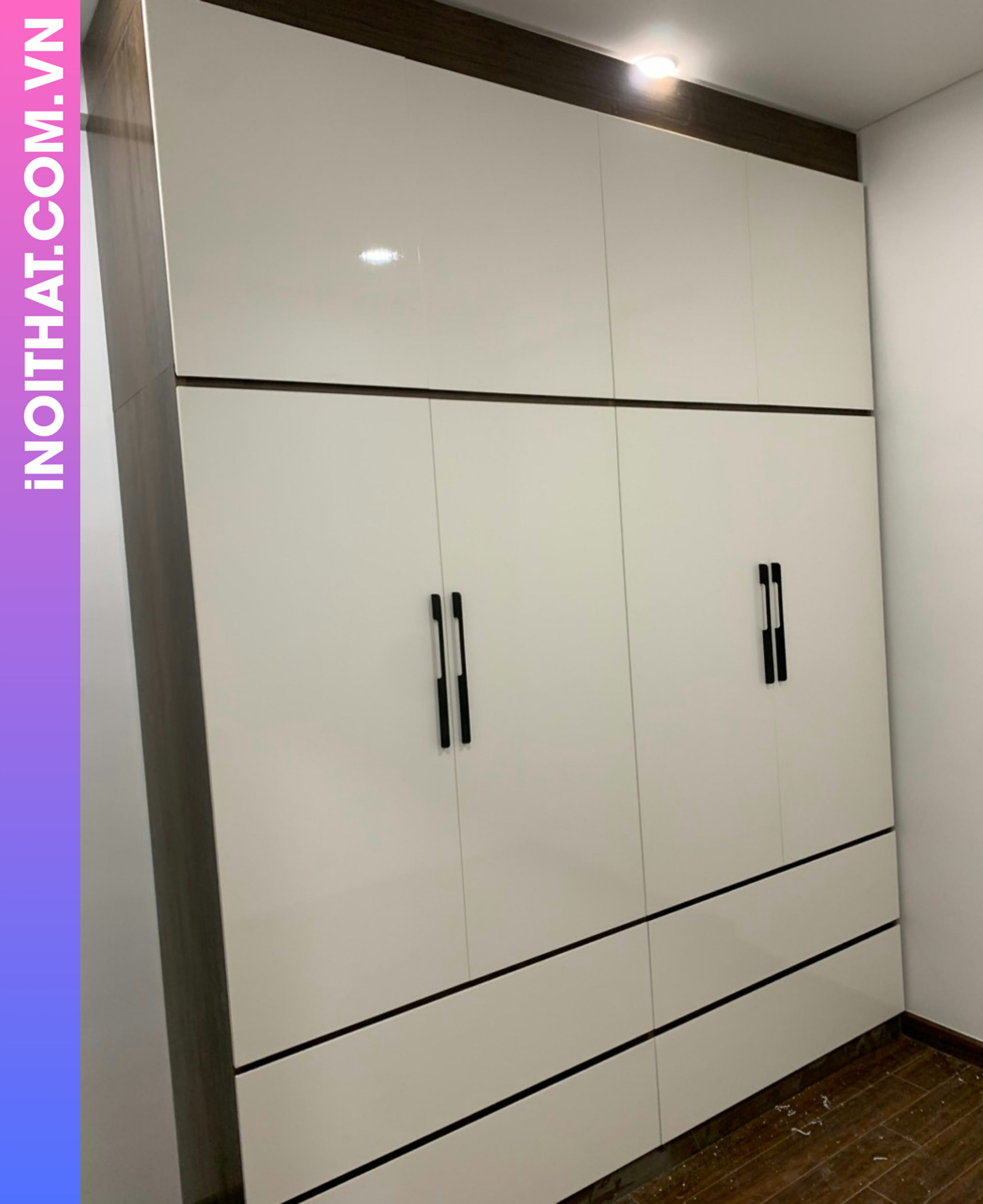 Tủ Quần Áo thiết kế thông minh làm tại Xã Hòa Lạc