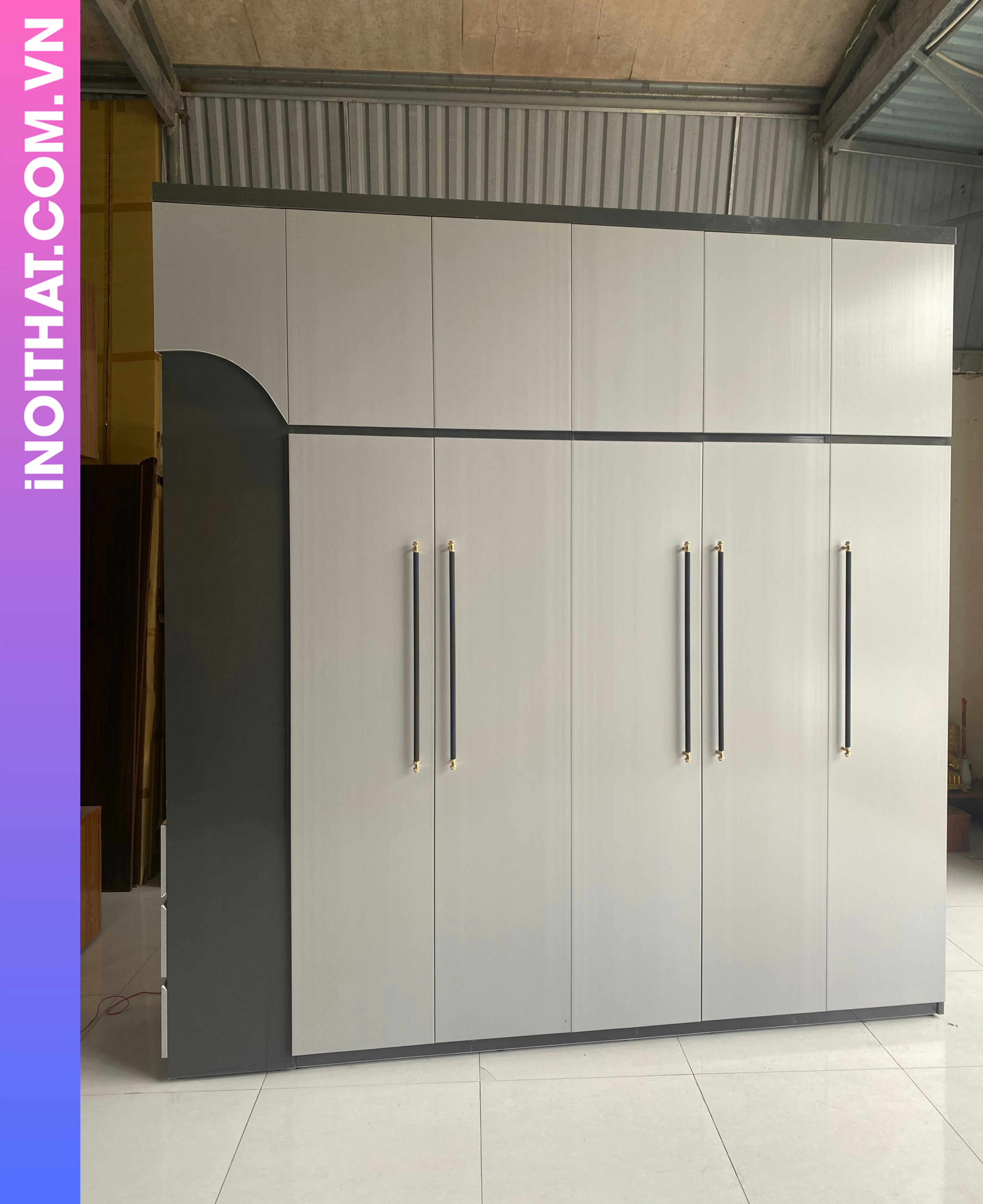 Tủ Quần Áo mẫu đa chức năng làm ở Xã Hồng Sơn