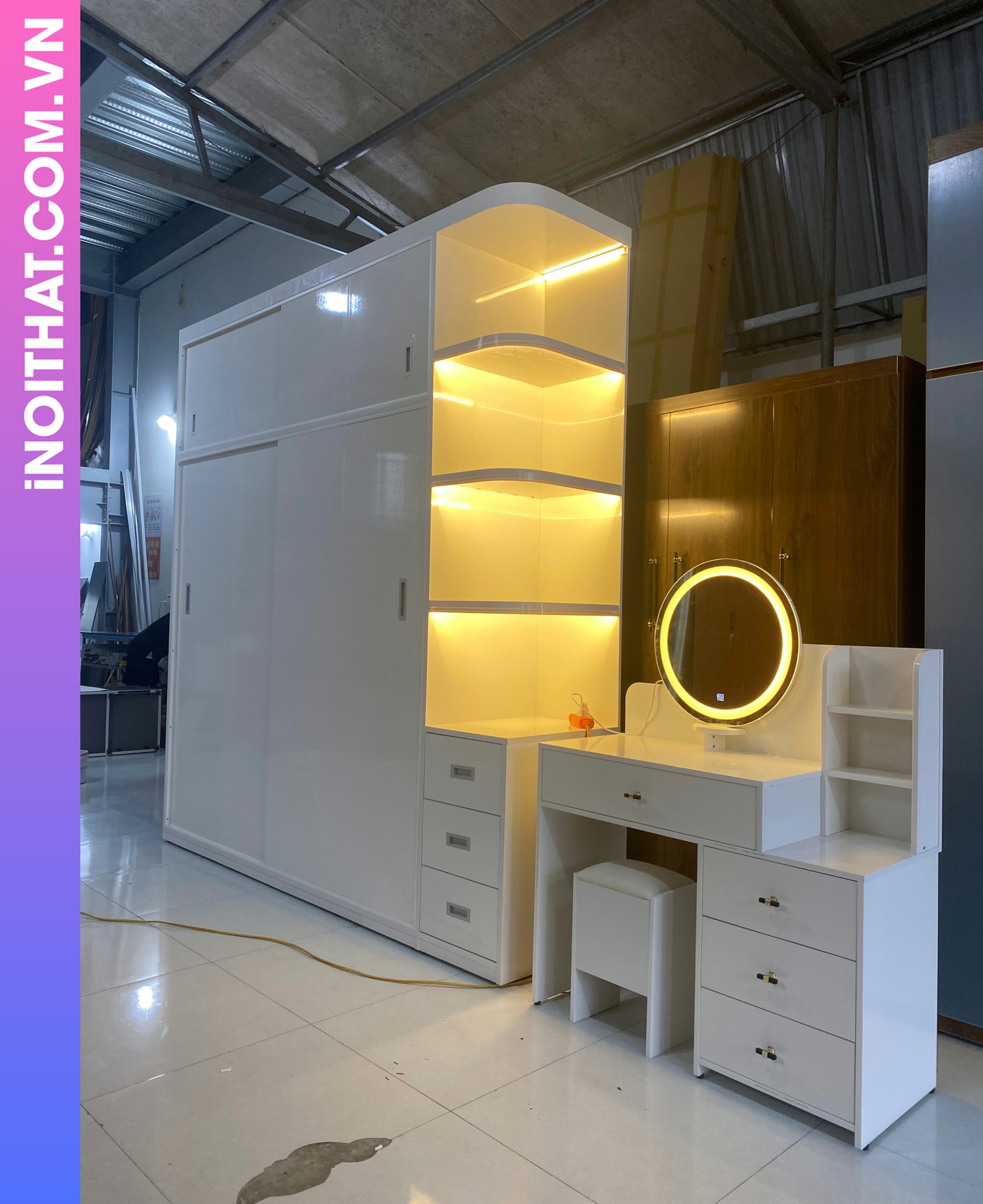 Tủ Quần Áo mẫu tinh tế làm tại Xã Phú Nghĩa