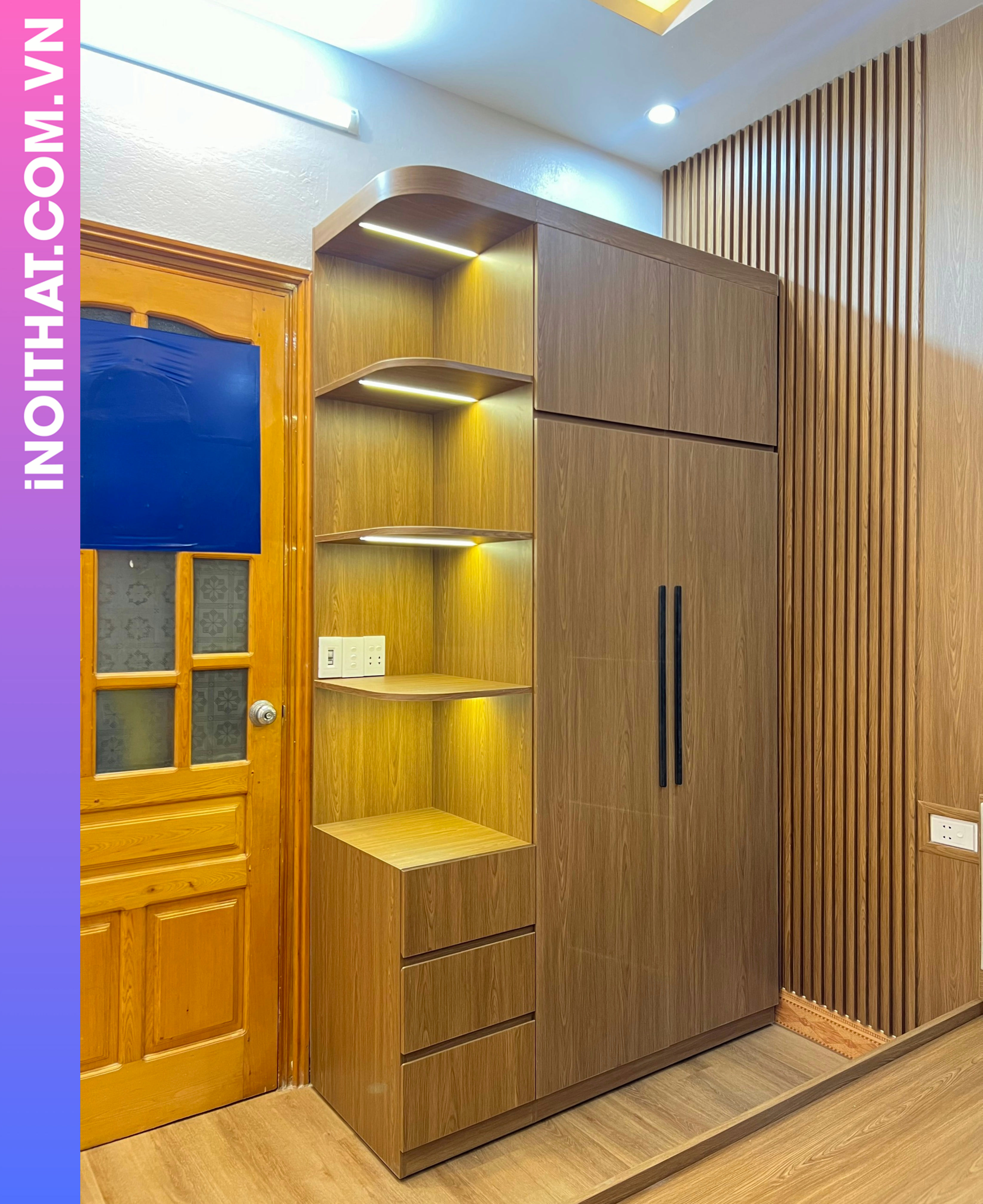 Tủ Quần Áo gọn gàng hiện đại tại Xã Phúc Lộc