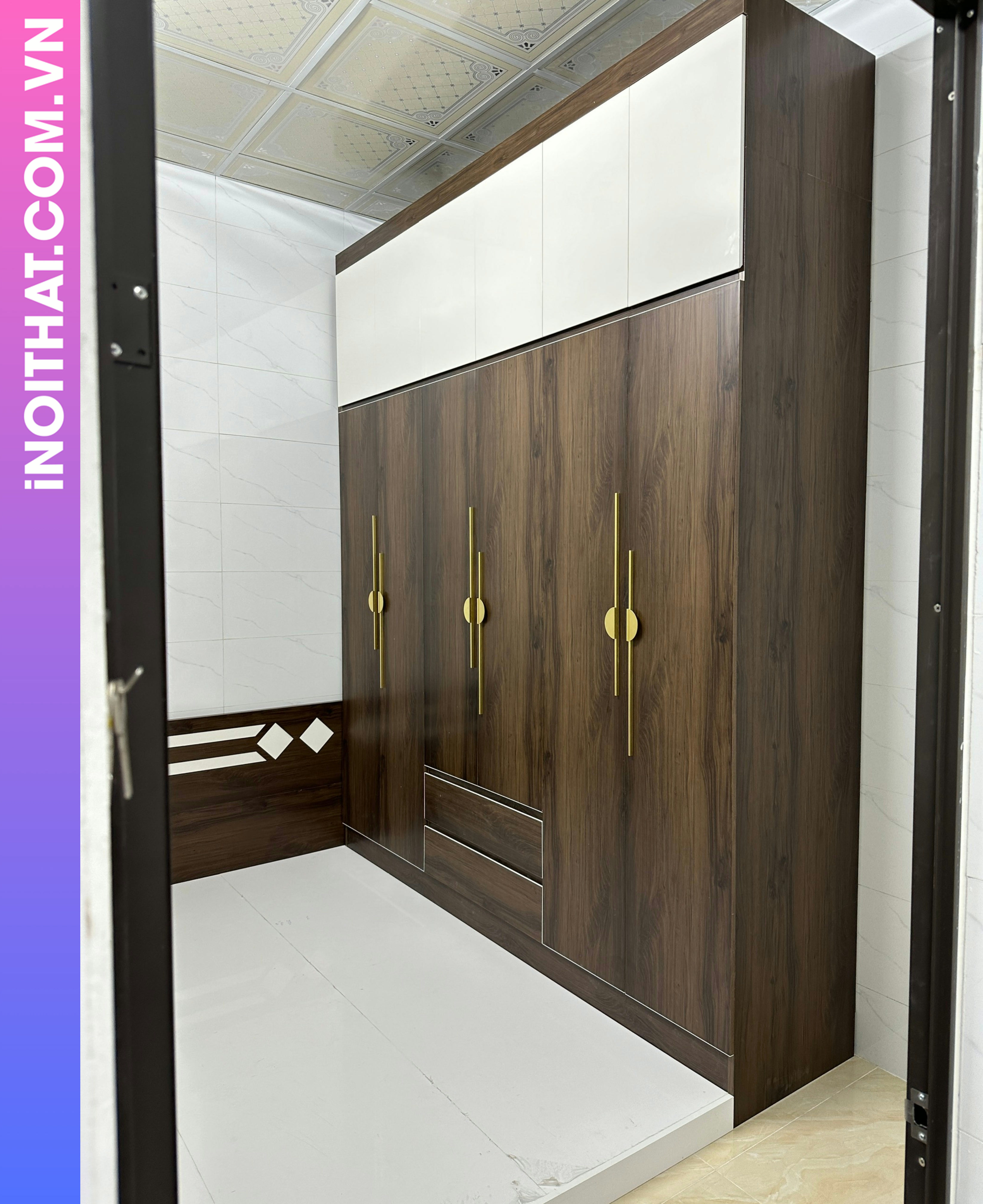 Tủ Quần Áo phong cách tinh tế làm tại Xã Quốc Oai