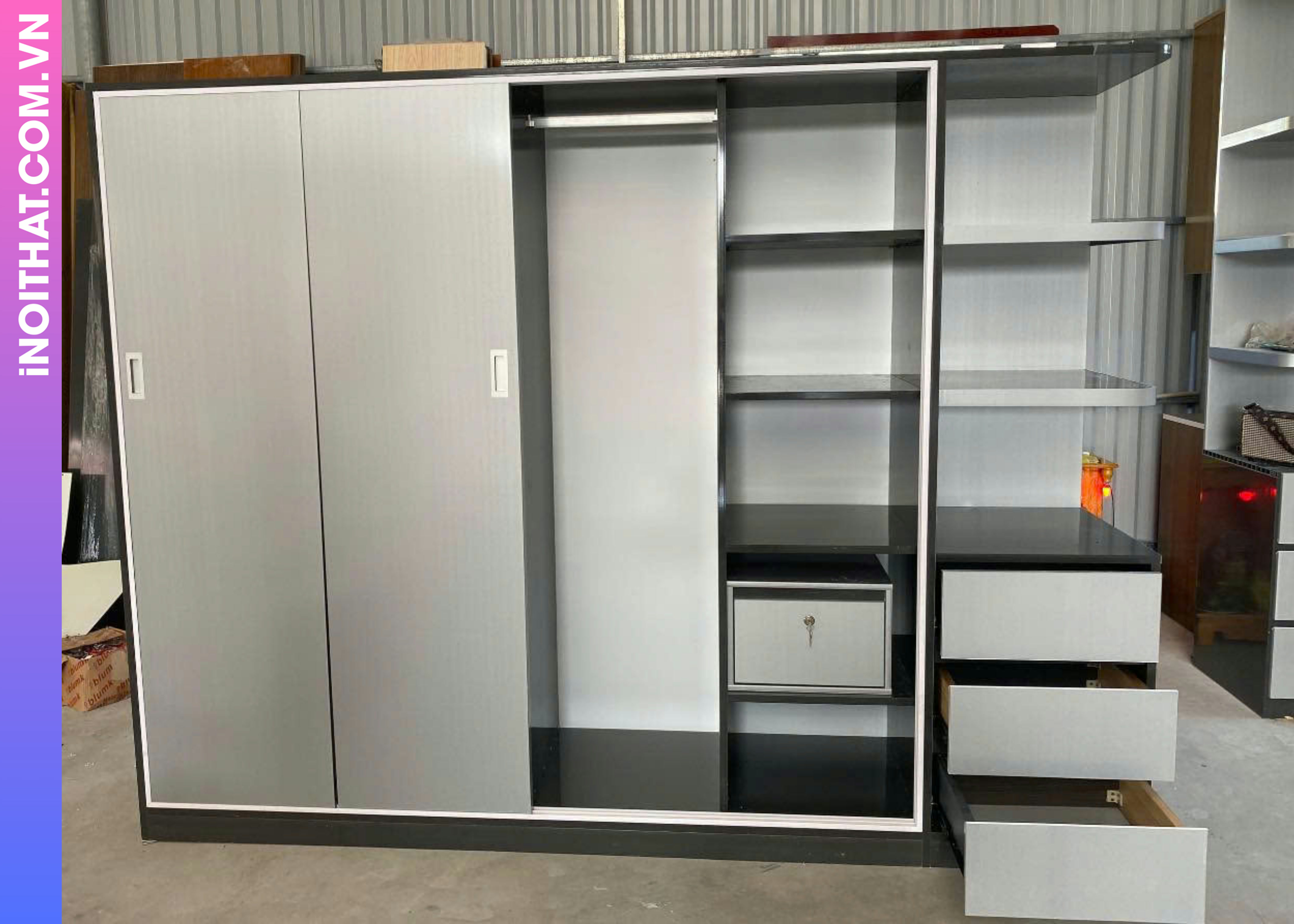 Tủ Quần Áo ngăn chia thông minh làm ở Xã Thiên Lộc