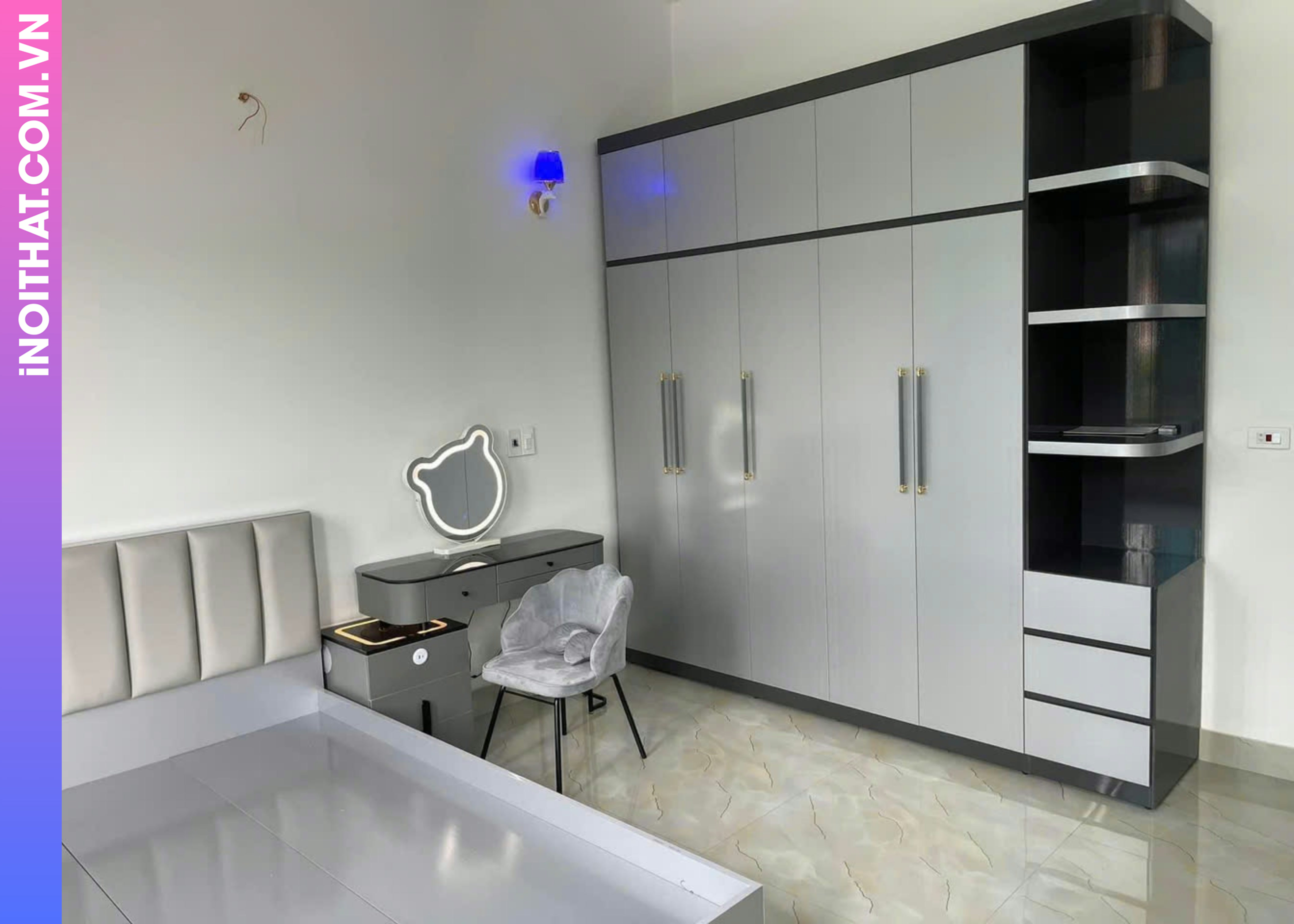 Combo Phòng Ngủ mẫu đa chức năng làm ở Phường Kim Liên