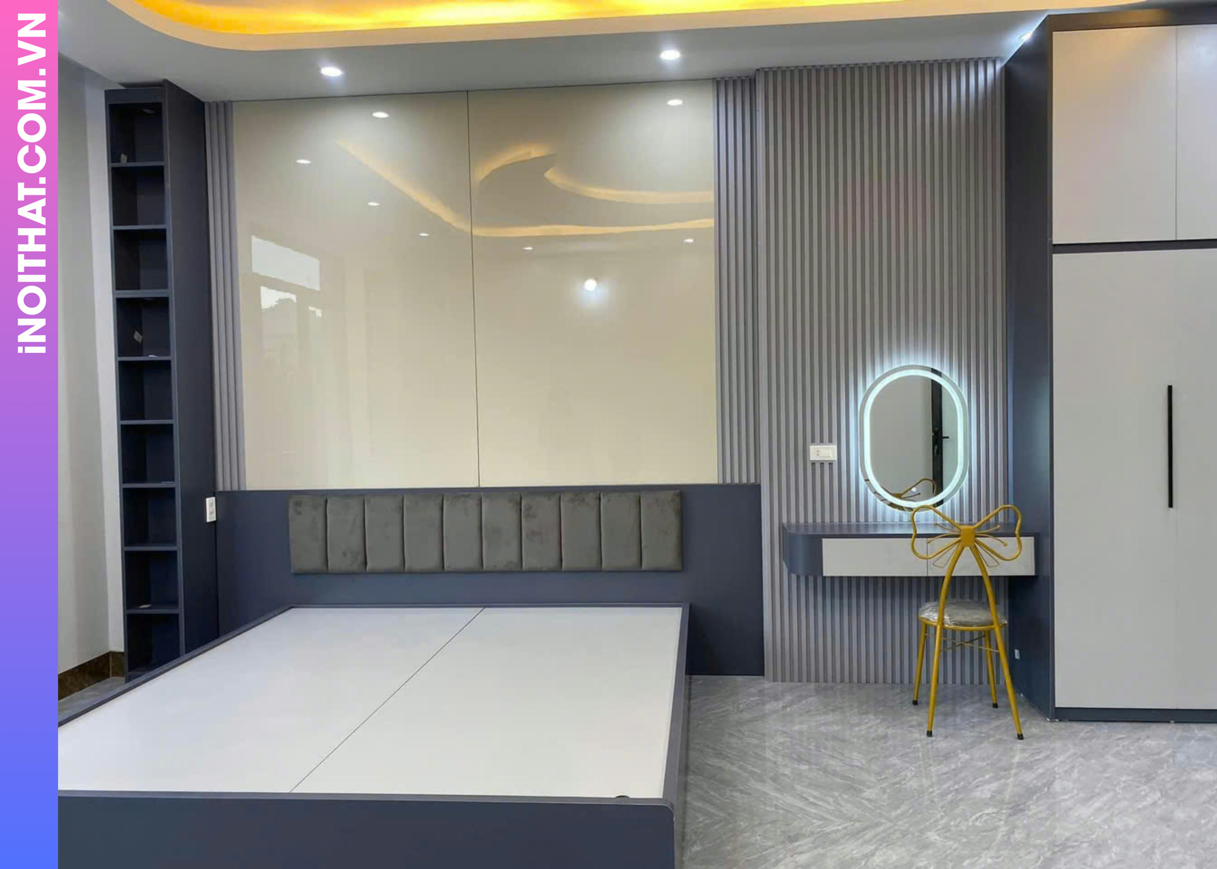 Combo Phòng Ngủ mini gọn tiện dụng làm ở Phường Phúc Lợi