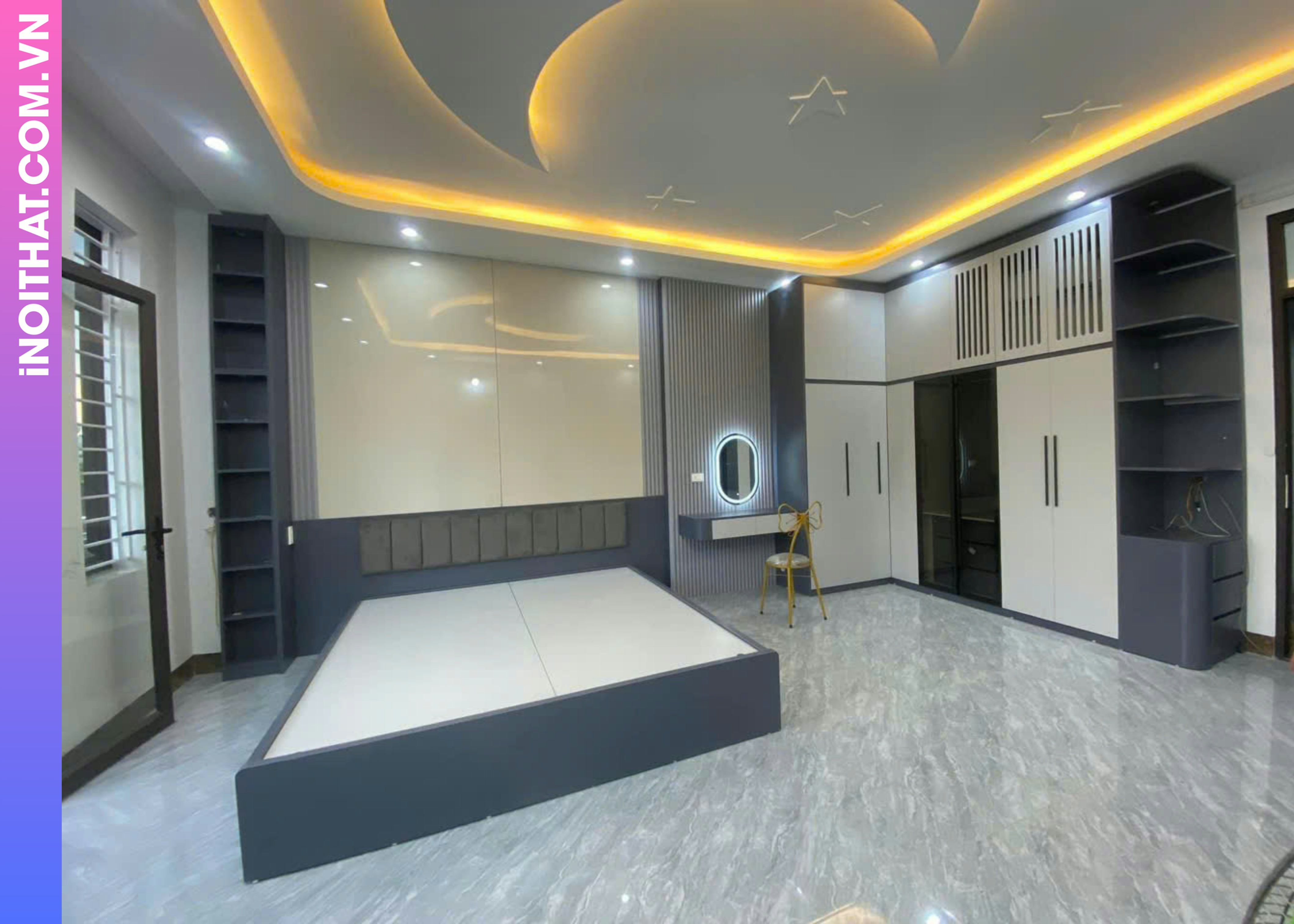 Combo Phòng Ngủ gọn gàng hiện đại tại Phường Thượng Cát Hình ảnh Combo Phòng Ngủ gọn gàng hiện đại tại Phường Thượng Cát - Sản phẩm nội thất Inoithat