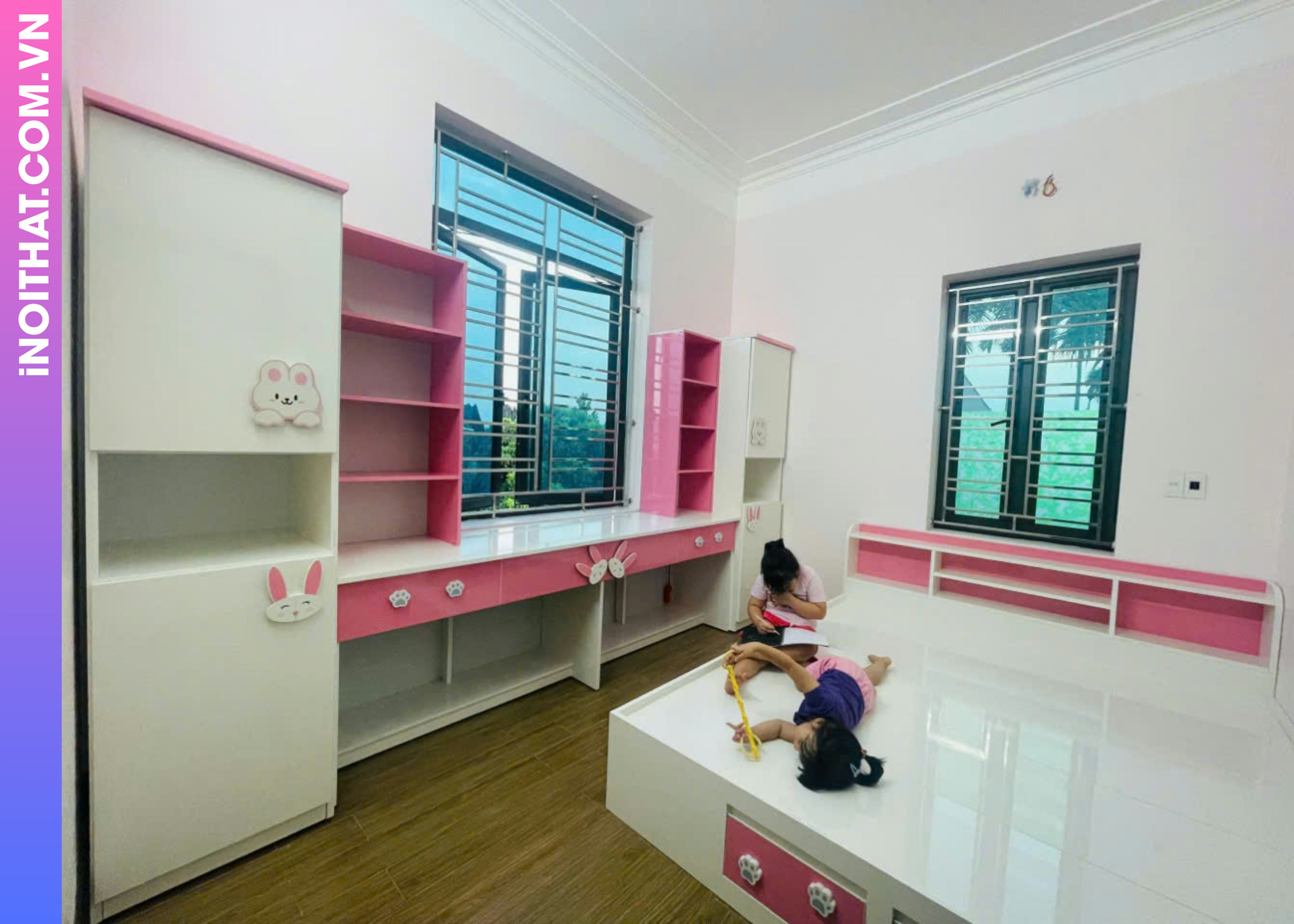 Combo Phòng Ngủ mẫu vintage sang trọng làm tại Xã Bình Minh