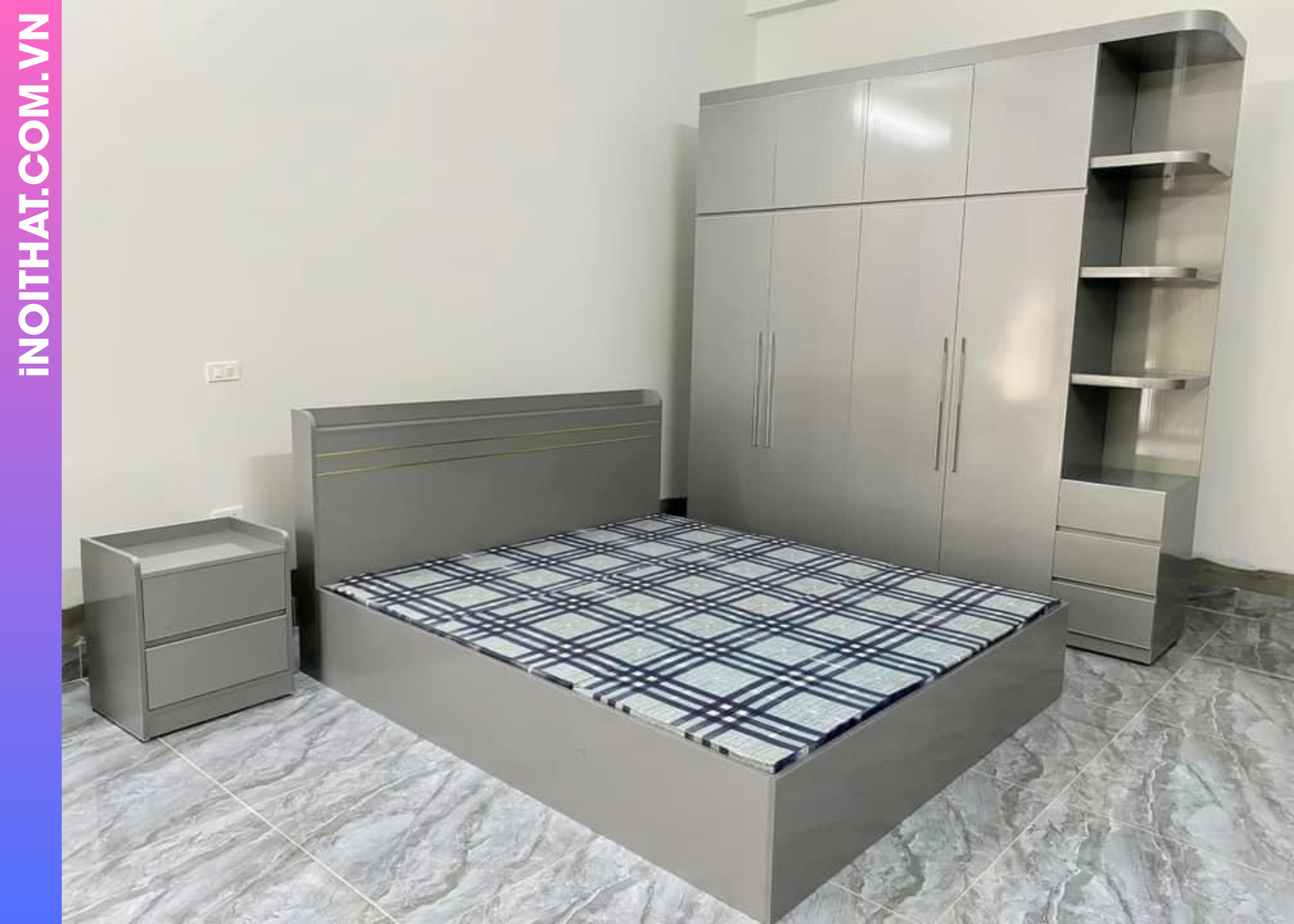 Combo Phòng Ngủ vintage cổ điển làm ở Xã Kim Anh