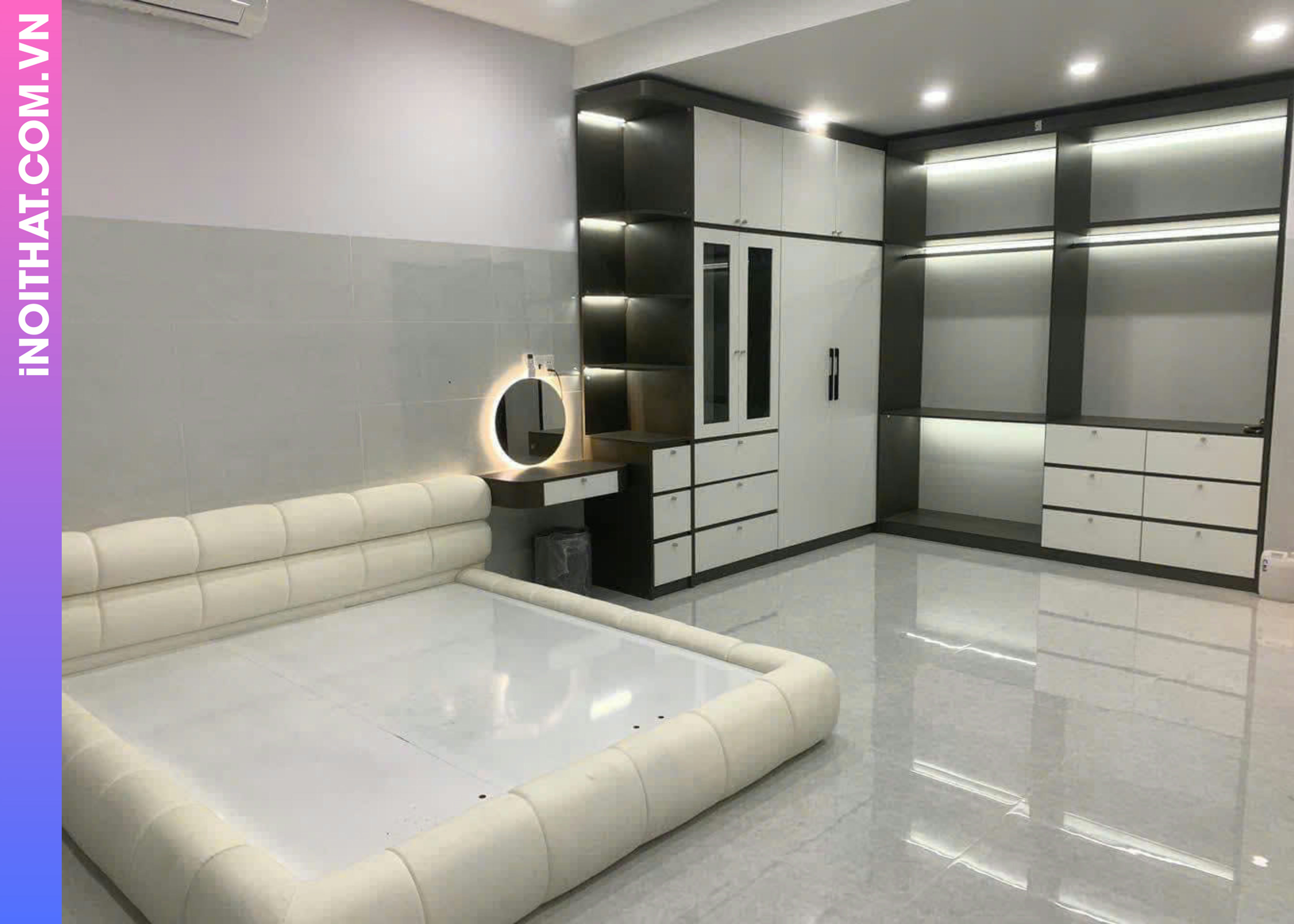Combo Phòng Ngủ gương tích hợp ở Xã Suối Hai Hình ảnh Combo Phòng Ngủ gương tích hợp ở Xã Suối Hai - Sản phẩm nội thất Inoithat