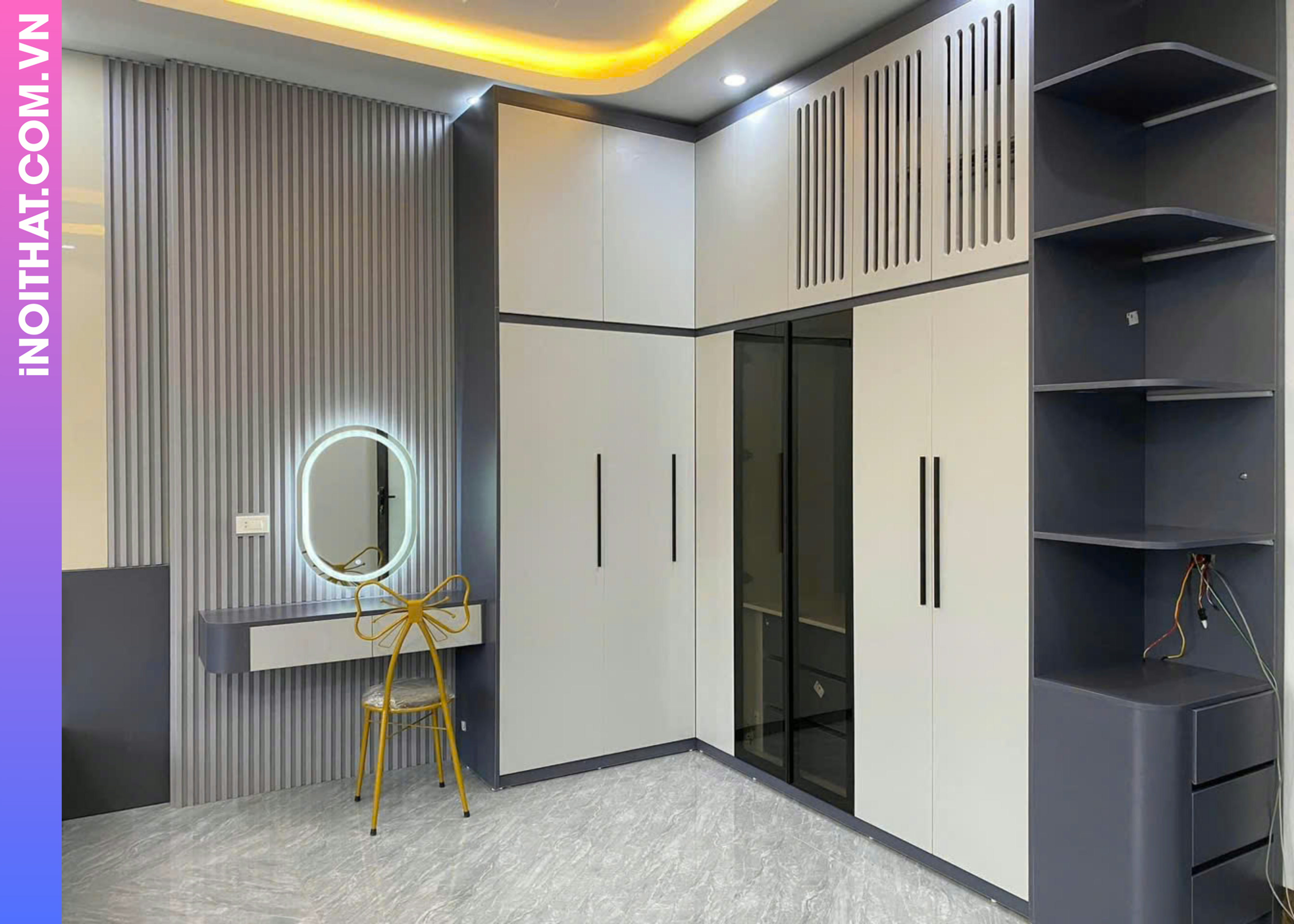 Combo Phòng Ngủ hiện đại sang trọng làm tại Xã Vật Lại Hình ảnh Combo Phòng Ngủ hiện đại sang trọng làm tại Xã Vật Lại - Sản phẩm nội thất Inoithat