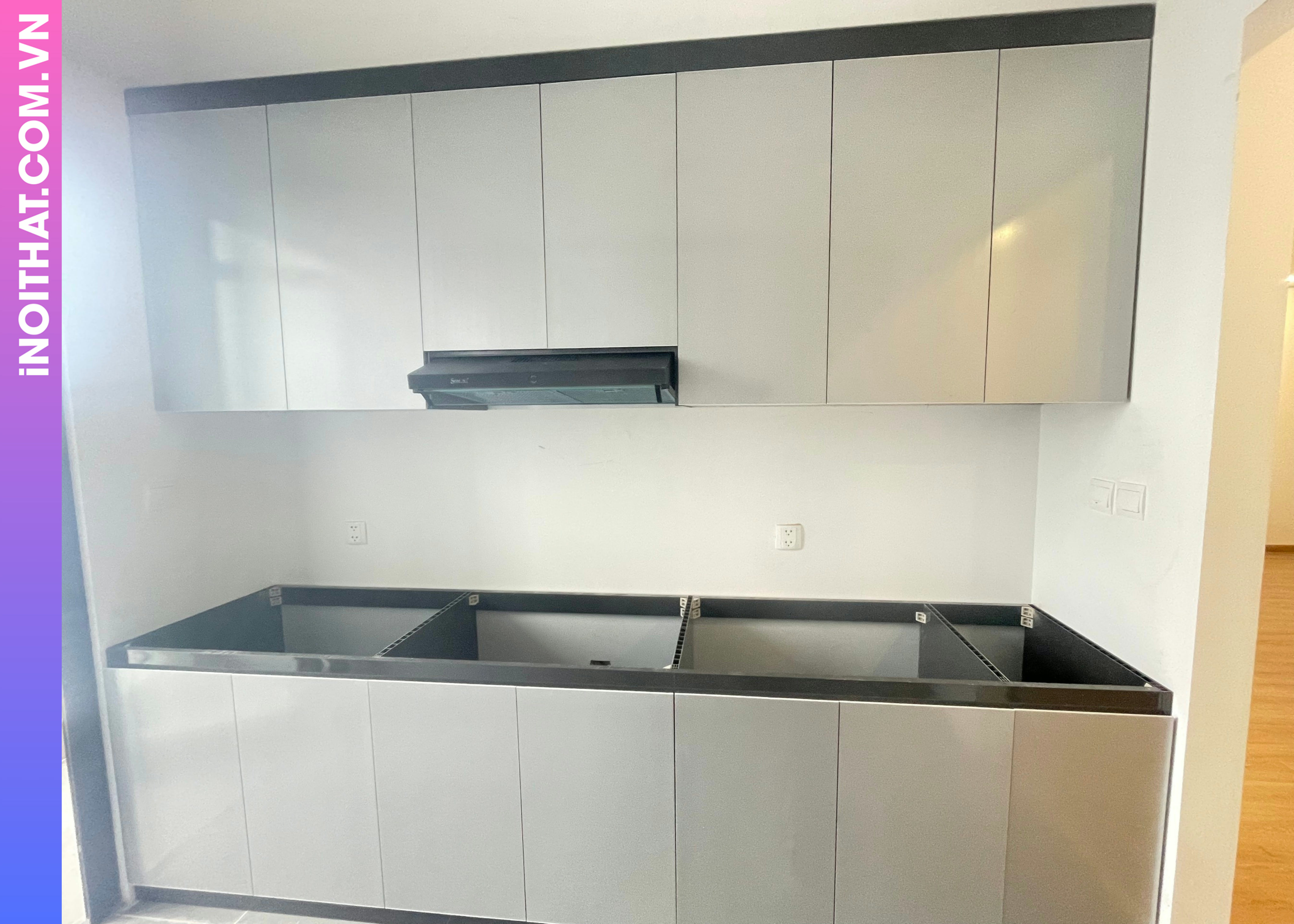 Tủ Bếp kiểu Nhật đơn giản tại Phường Long Biên