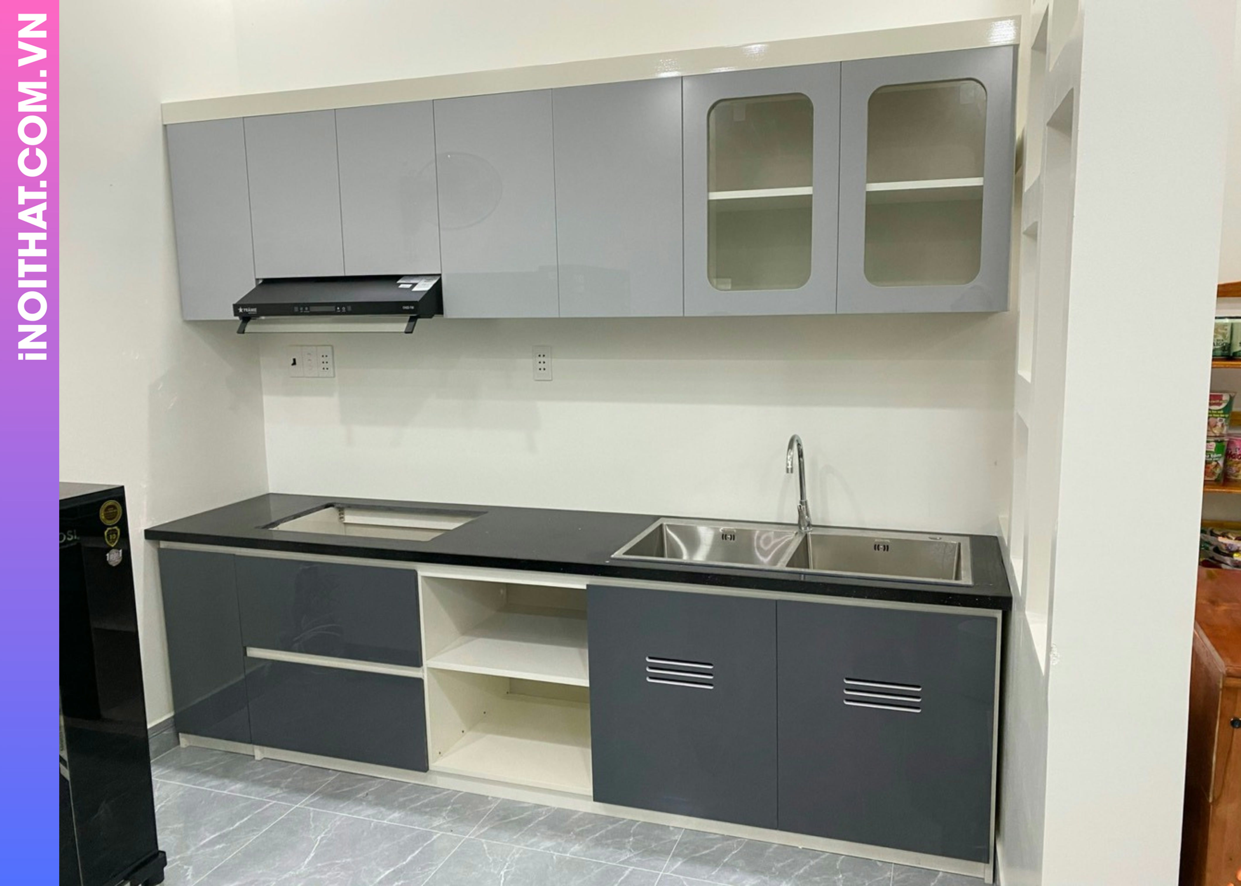 Tủ Bếp cao kịch trần làm ở Phường Tây Tựu