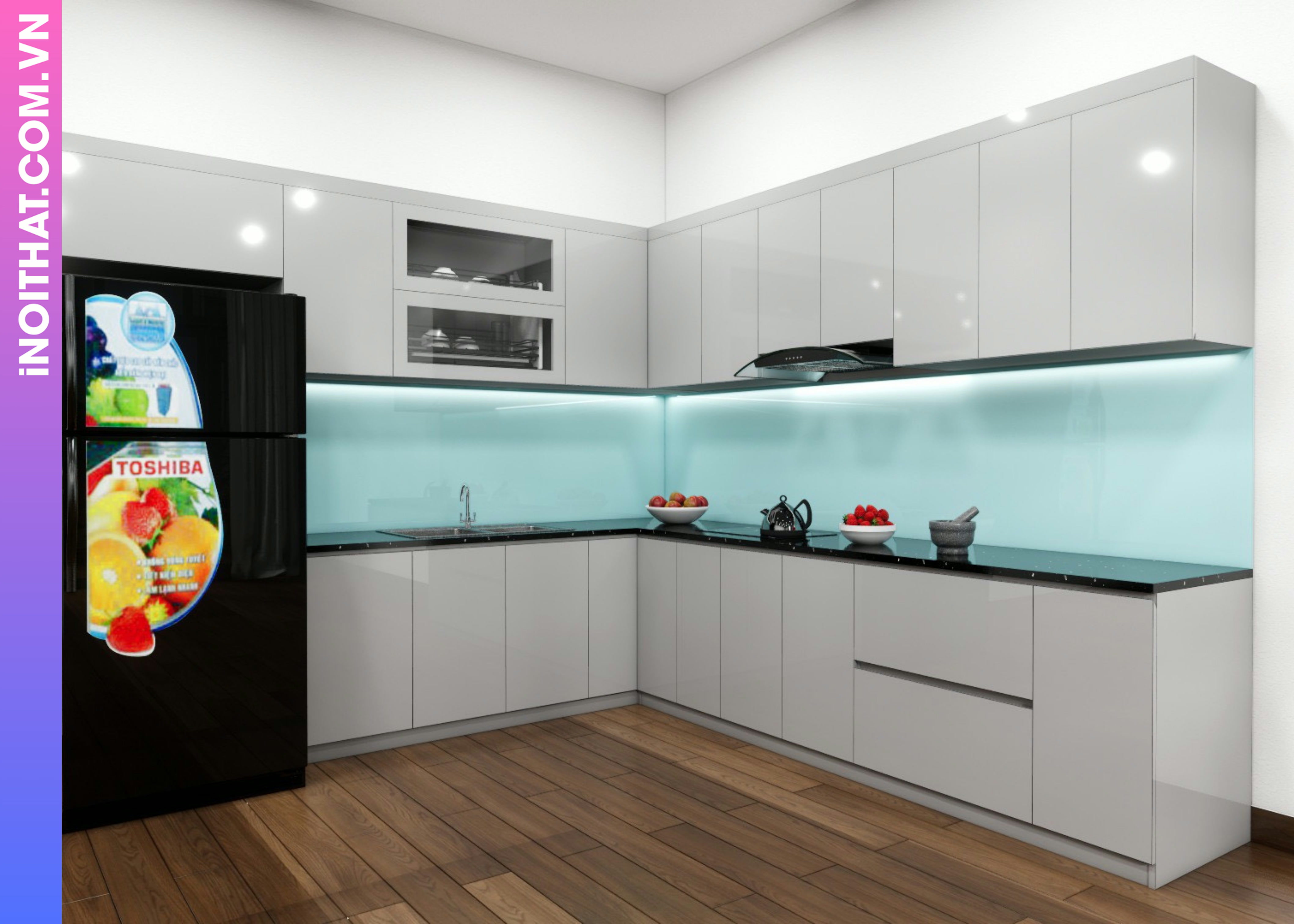 Tủ Bếp màu sắc đa dạng tại Phường Thượng Cát