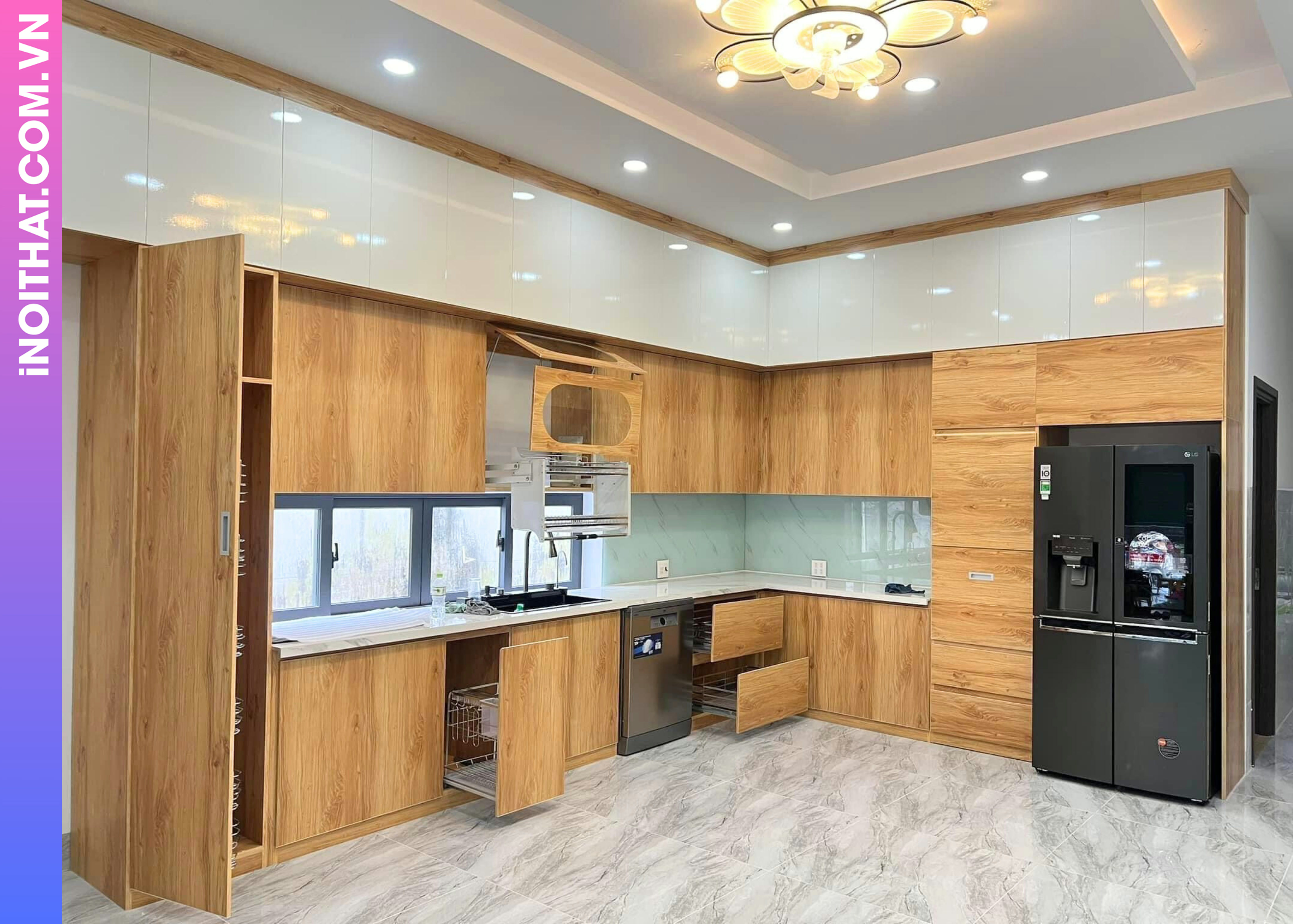 Tủ Bếp phong cách Châu Âu ở Phường Tùng Thiện