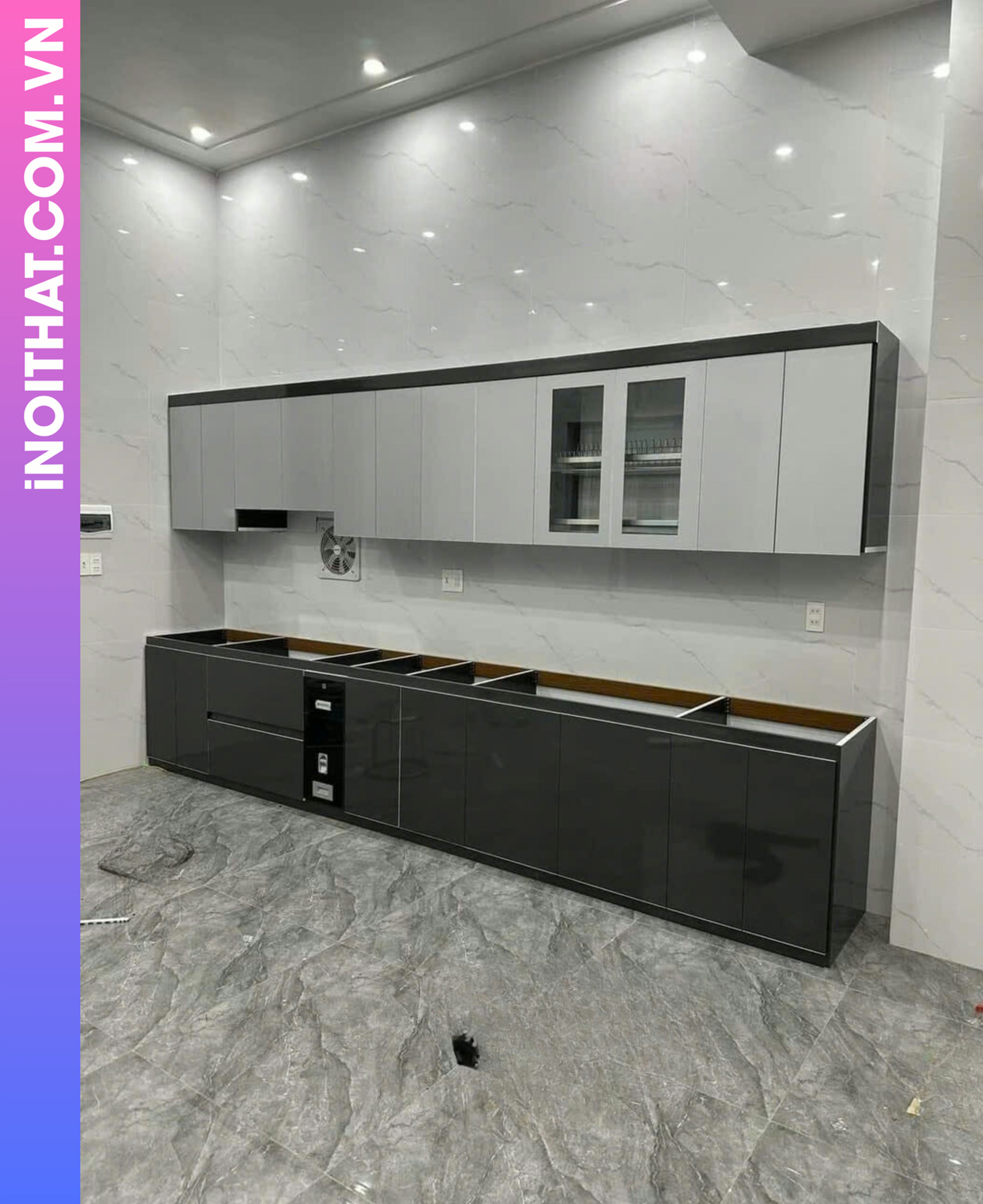 Tủ Bếp gọn gàng hiện đại khu vực Phường Xuân Phương