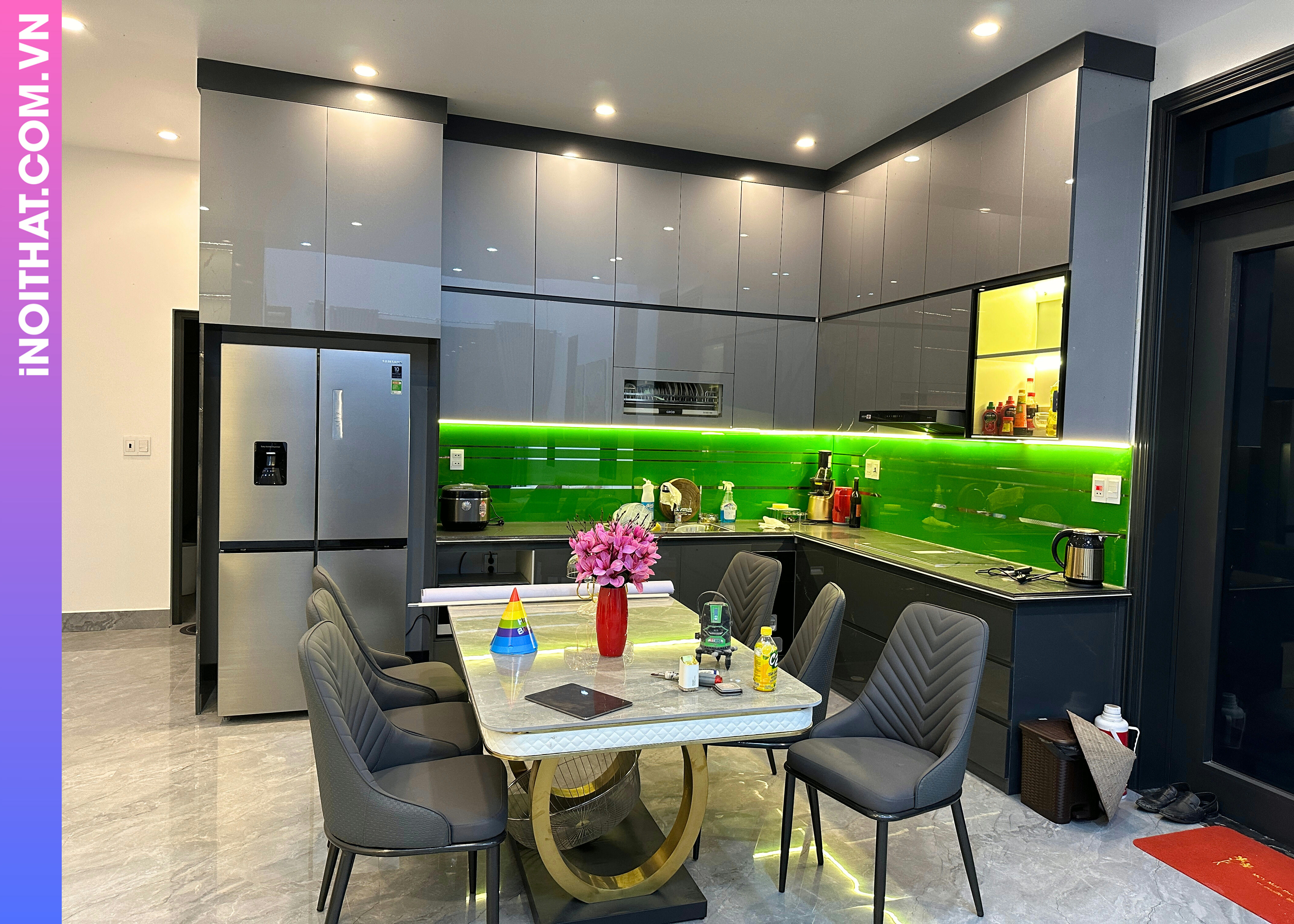 Tủ Bếp phong cách cổ điển khu vực Xã An Khánh