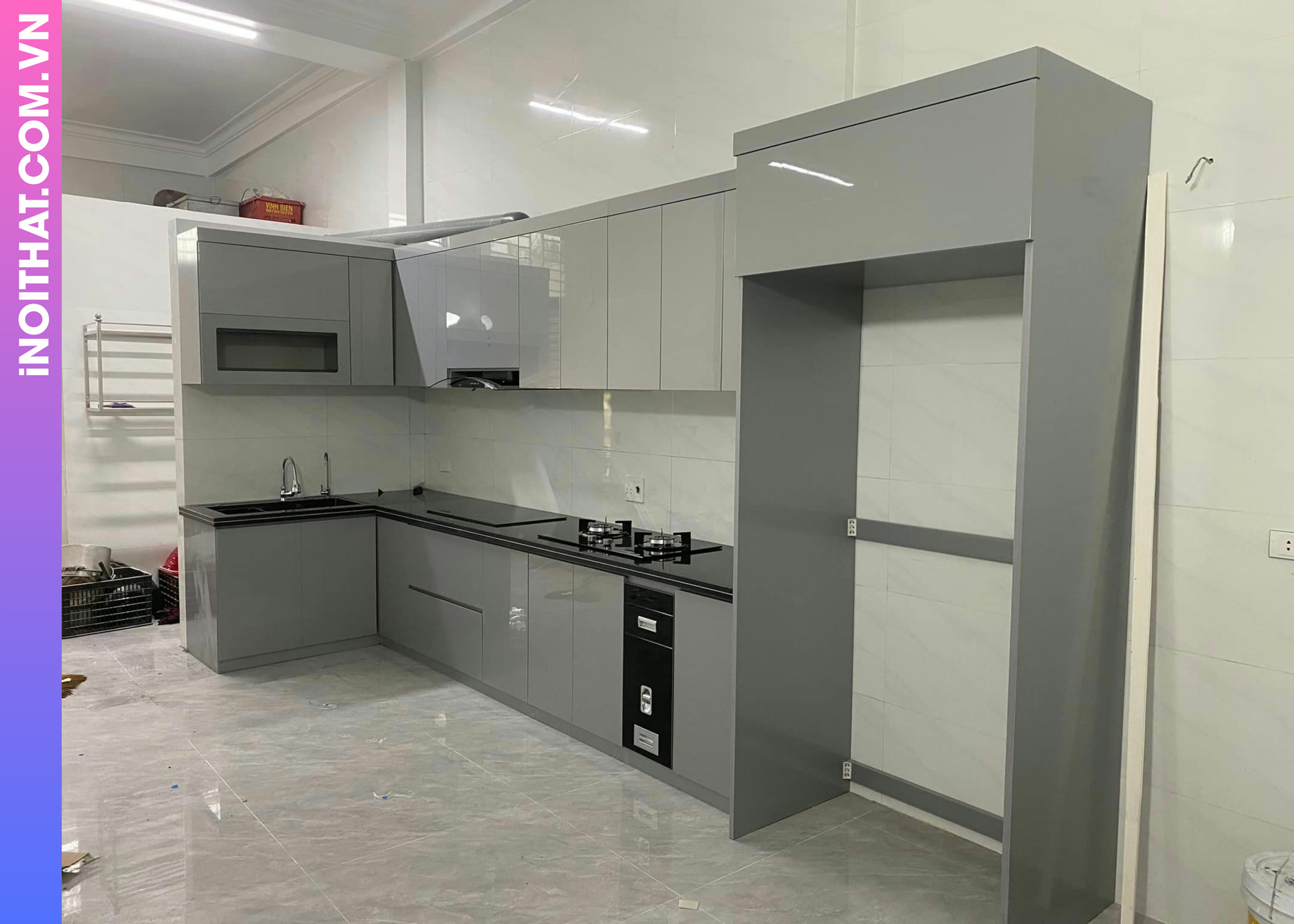 Tủ Bếp phòng khách đồng bộ ở Xã Bát Tràng