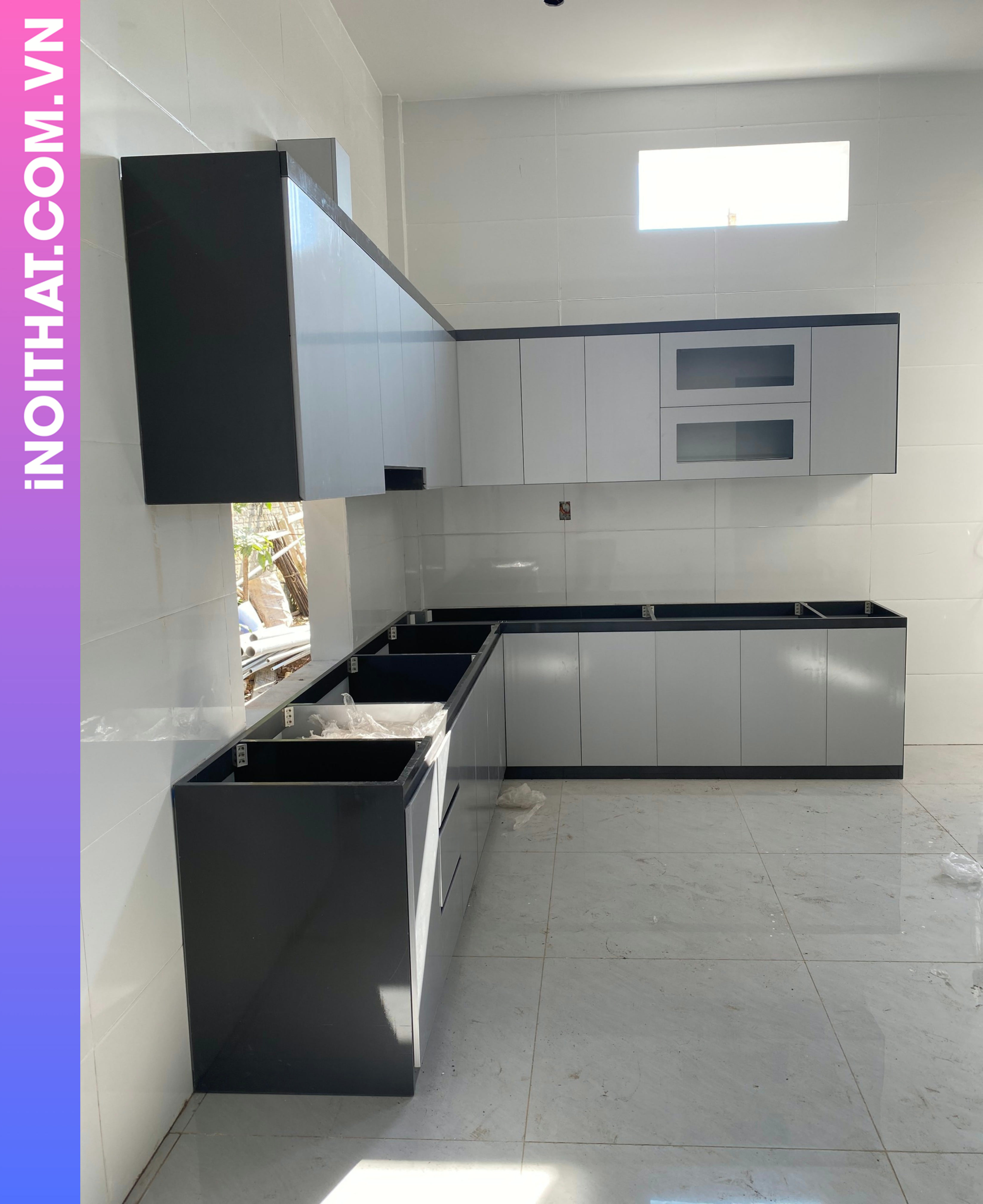 Tủ Bếp kiểu dáng hiện đại ở Xã Mỹ Đức
