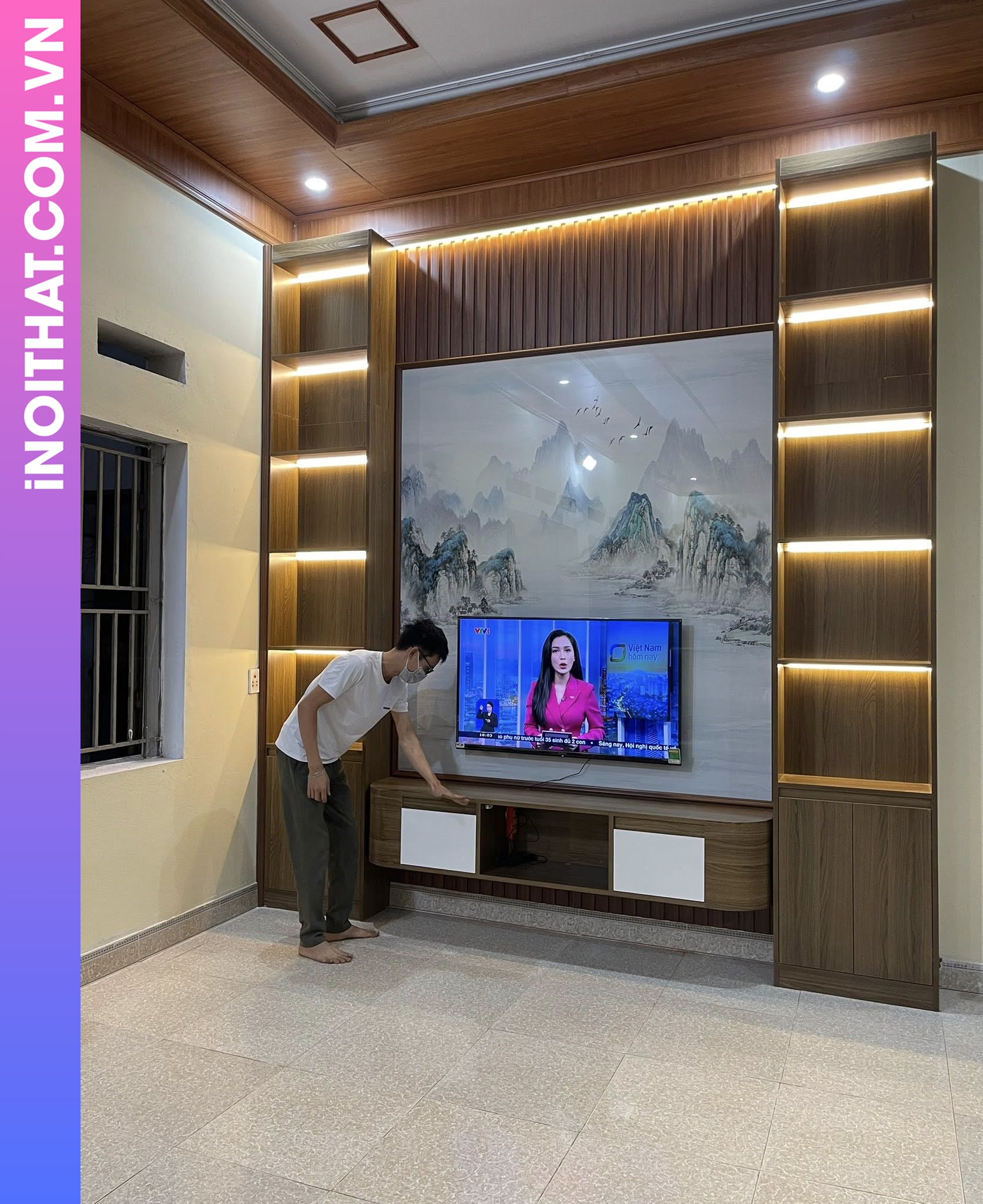 Kệ Tivi nhựa penco làm ở Phường Ba Đình