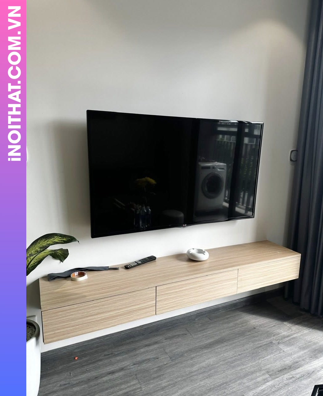 Kệ Tivi một cánh tiện lợi làm ở Phường Hoàng Liệt