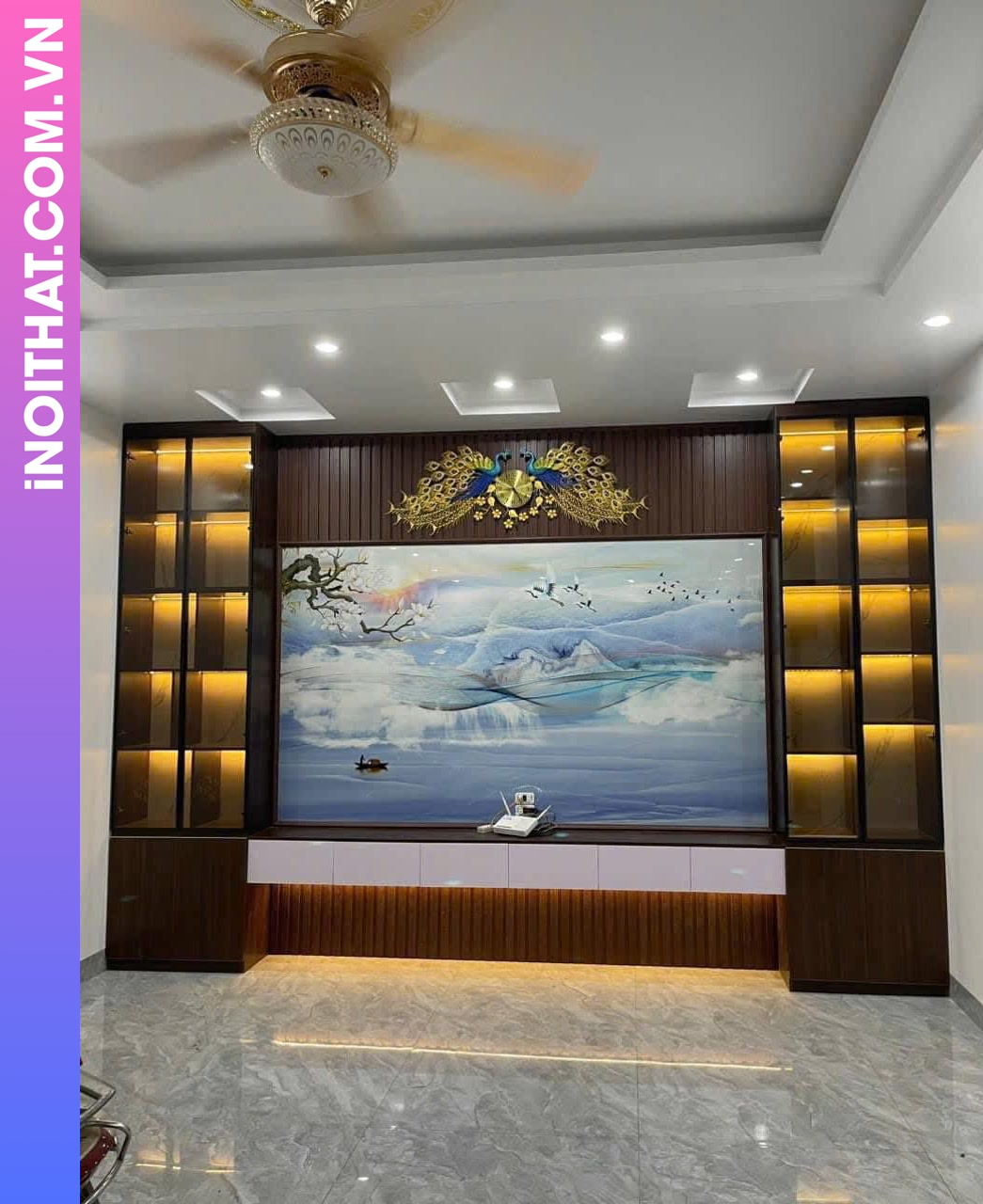 Kệ Tivi mini gia đình làm ở Phường Kim Liên