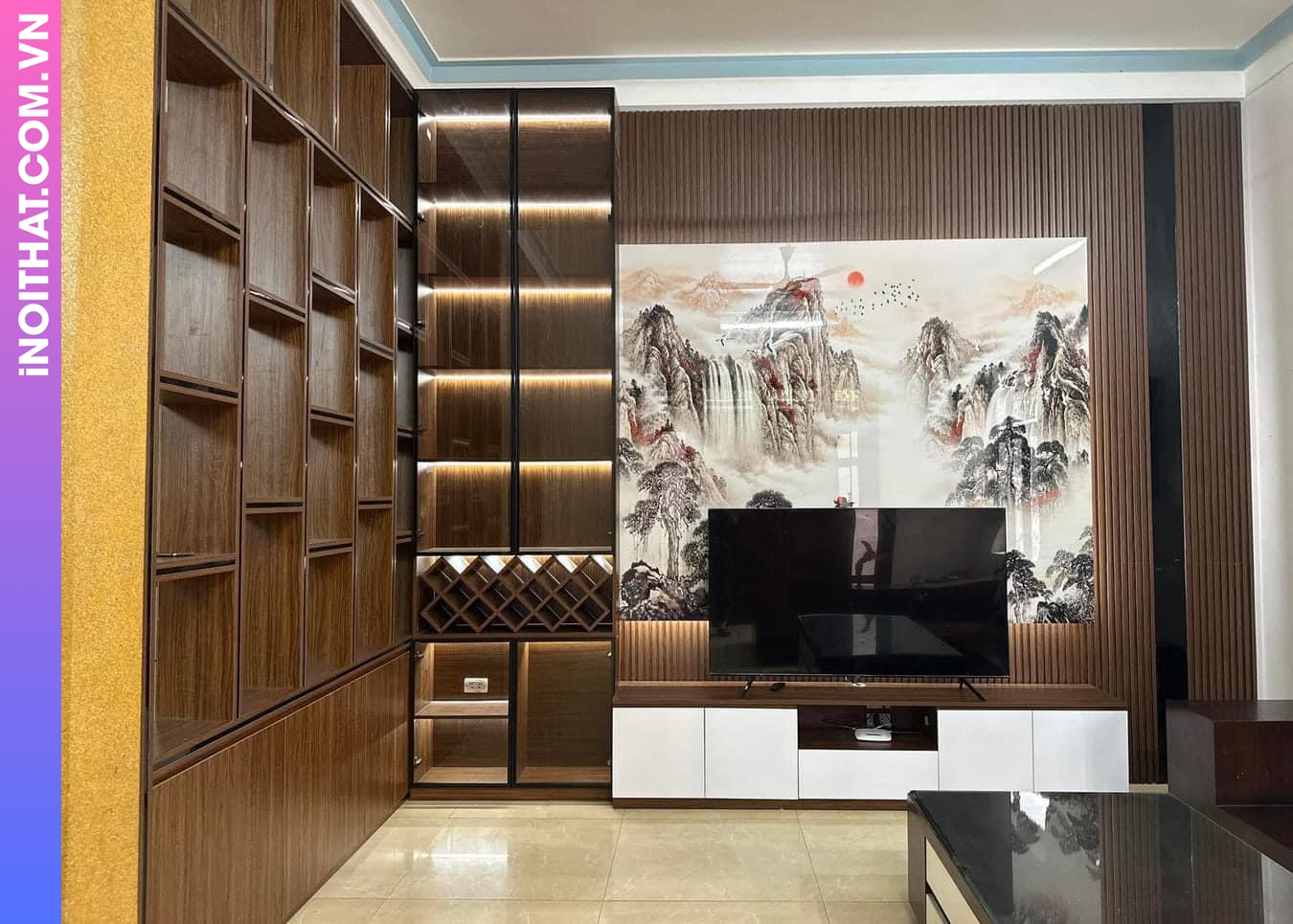 Kệ Tivi ngăn chia linh hoạt làm tại Phường Láng