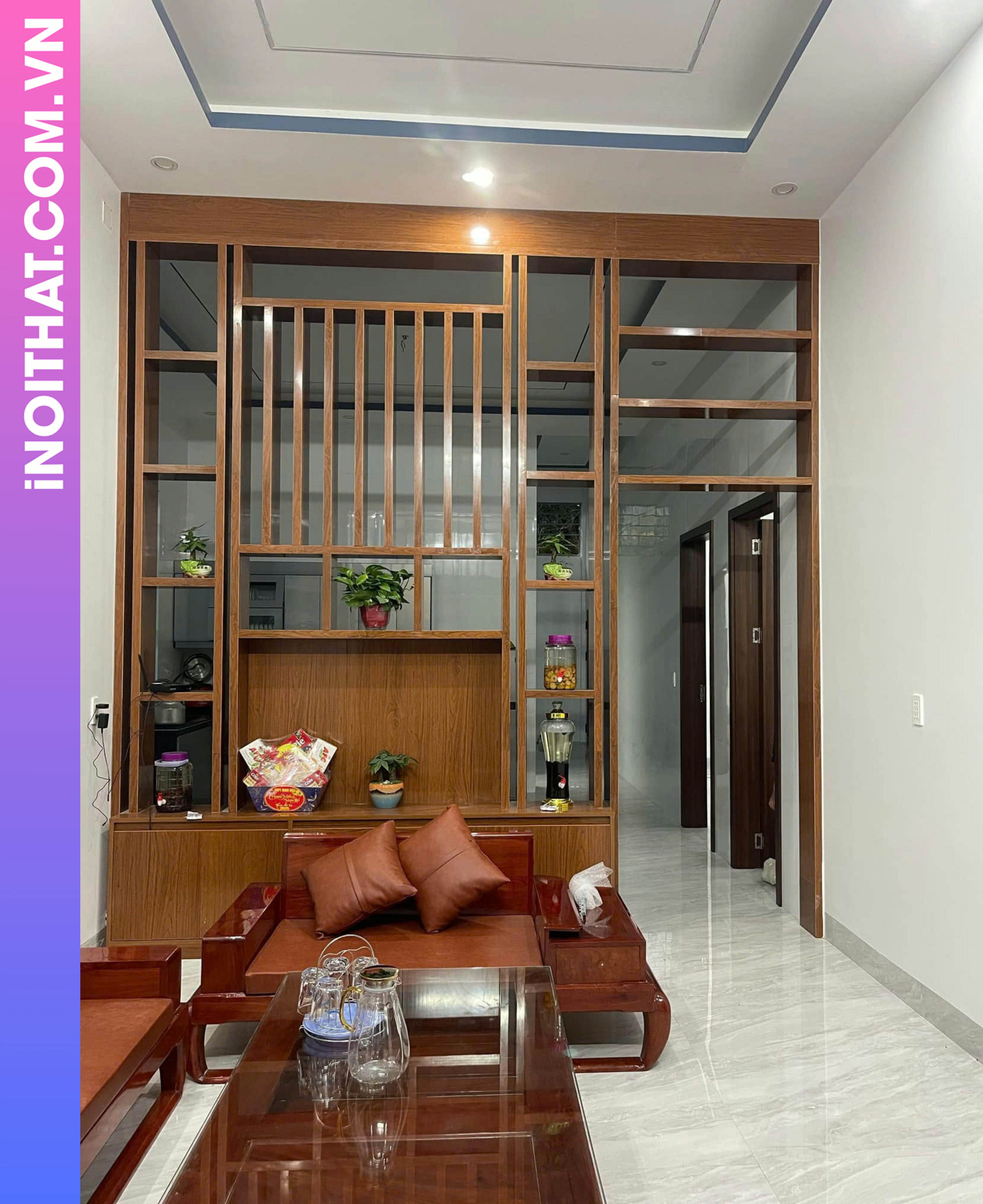 Kệ Tivi gương tích hợp làm tại Phường Thanh Liệt