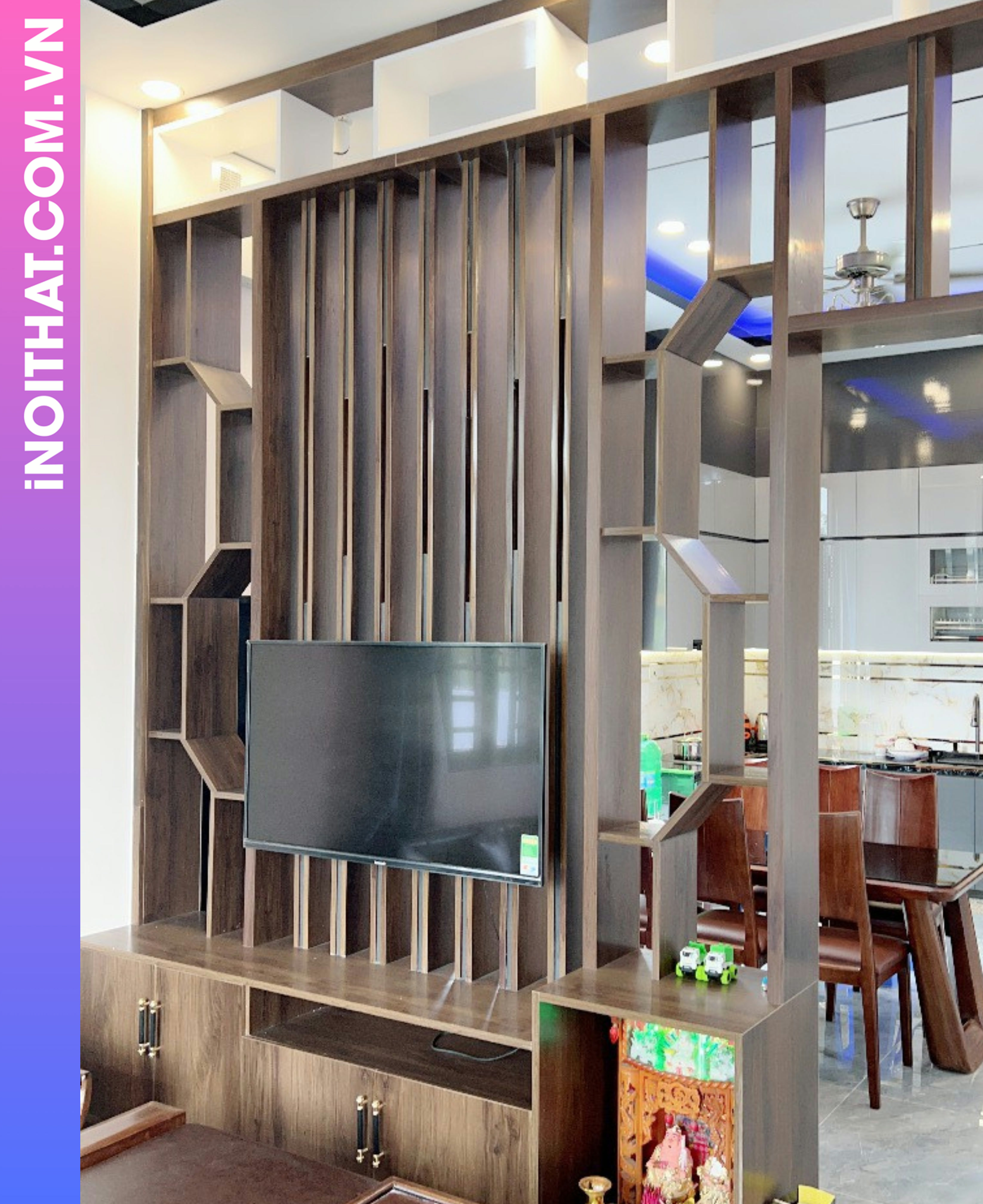 Kệ Tivi kiểu dáng tinh tế làm ở Phường Vĩnh Tuy