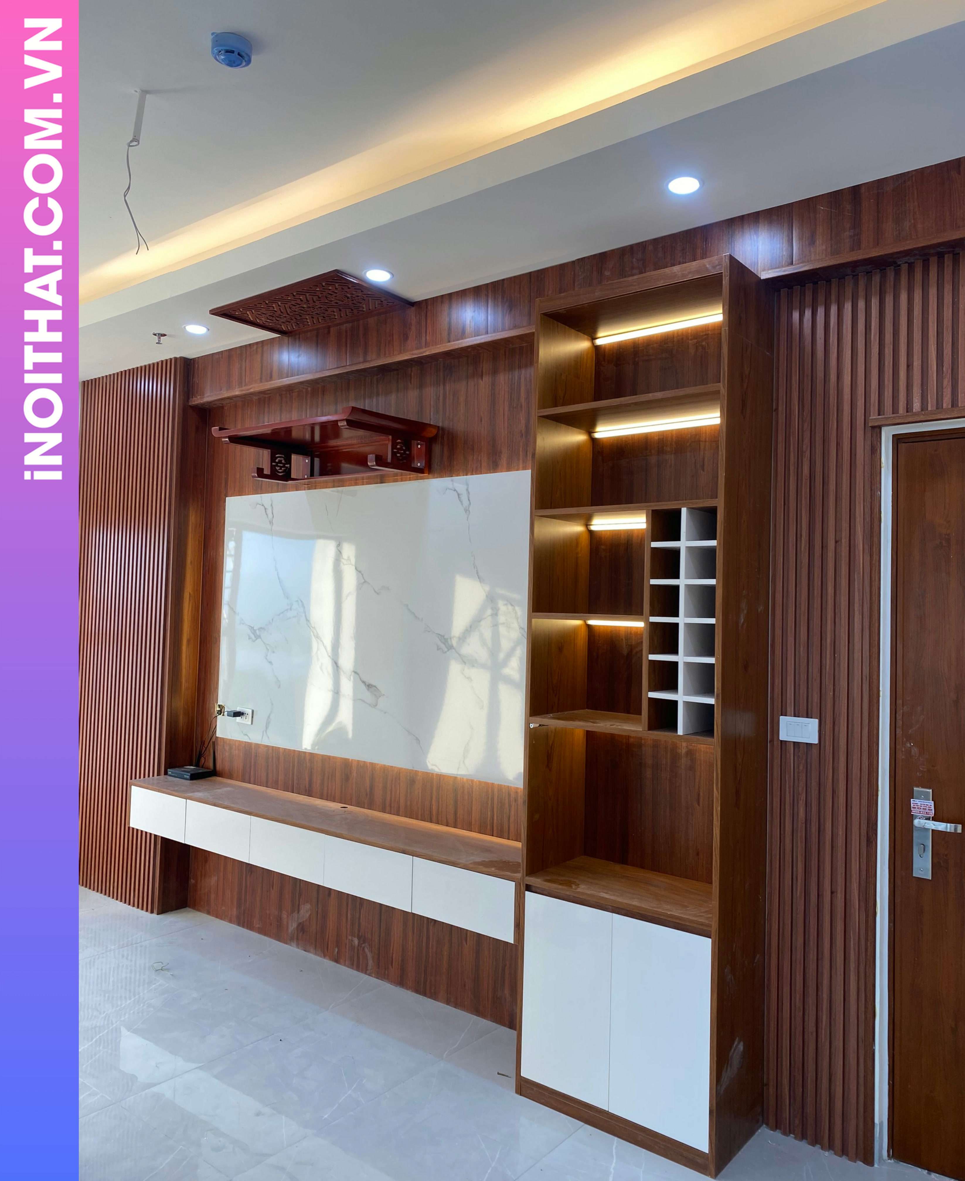 Kệ Tivi phong cách hiện đại làm tại Từ Liêm