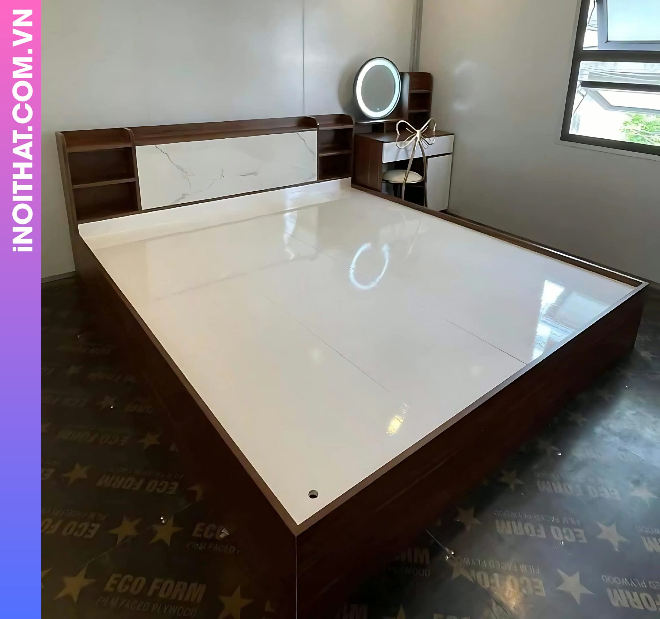 Giường ngủ kiểu Nhật đơn giản tại Phường Định Công