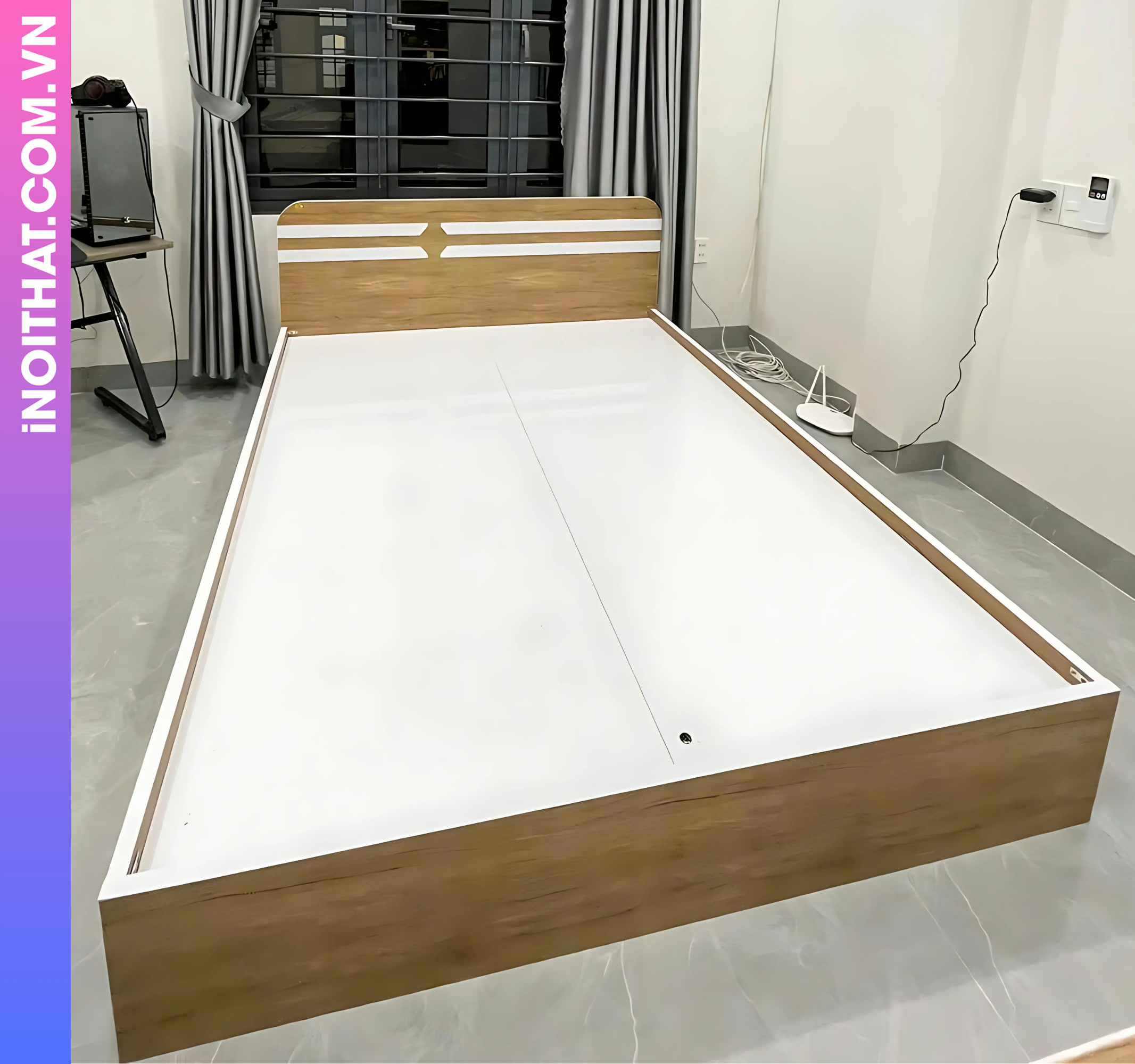 Giường ngủ màu sắc đa dạng tại Phường Long Biên