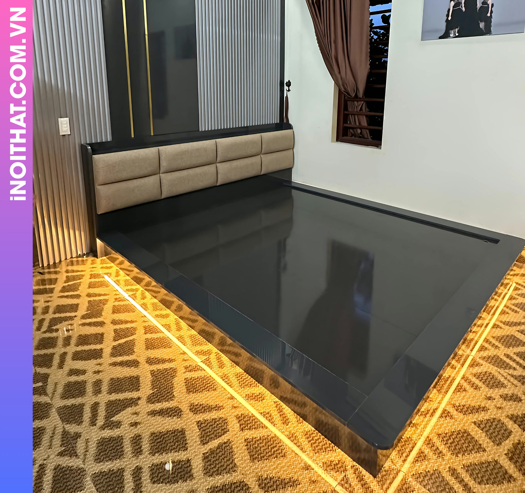 Giường ngủ kết cấu chắc chắn ở Xã Mỹ Đức