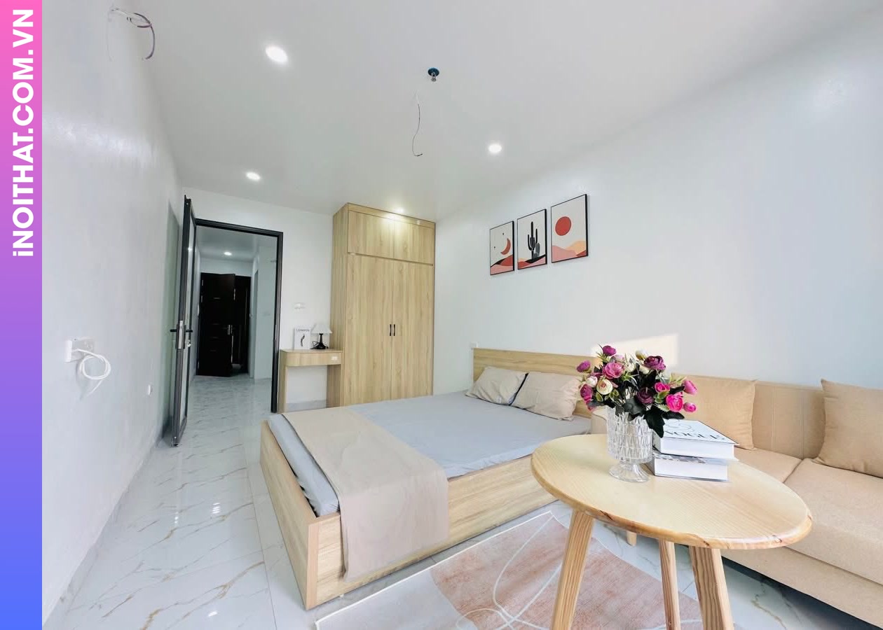 Phòng Trọ Chung Cư Mini gỗ mdf Minh Long ở Phường Đống Đa