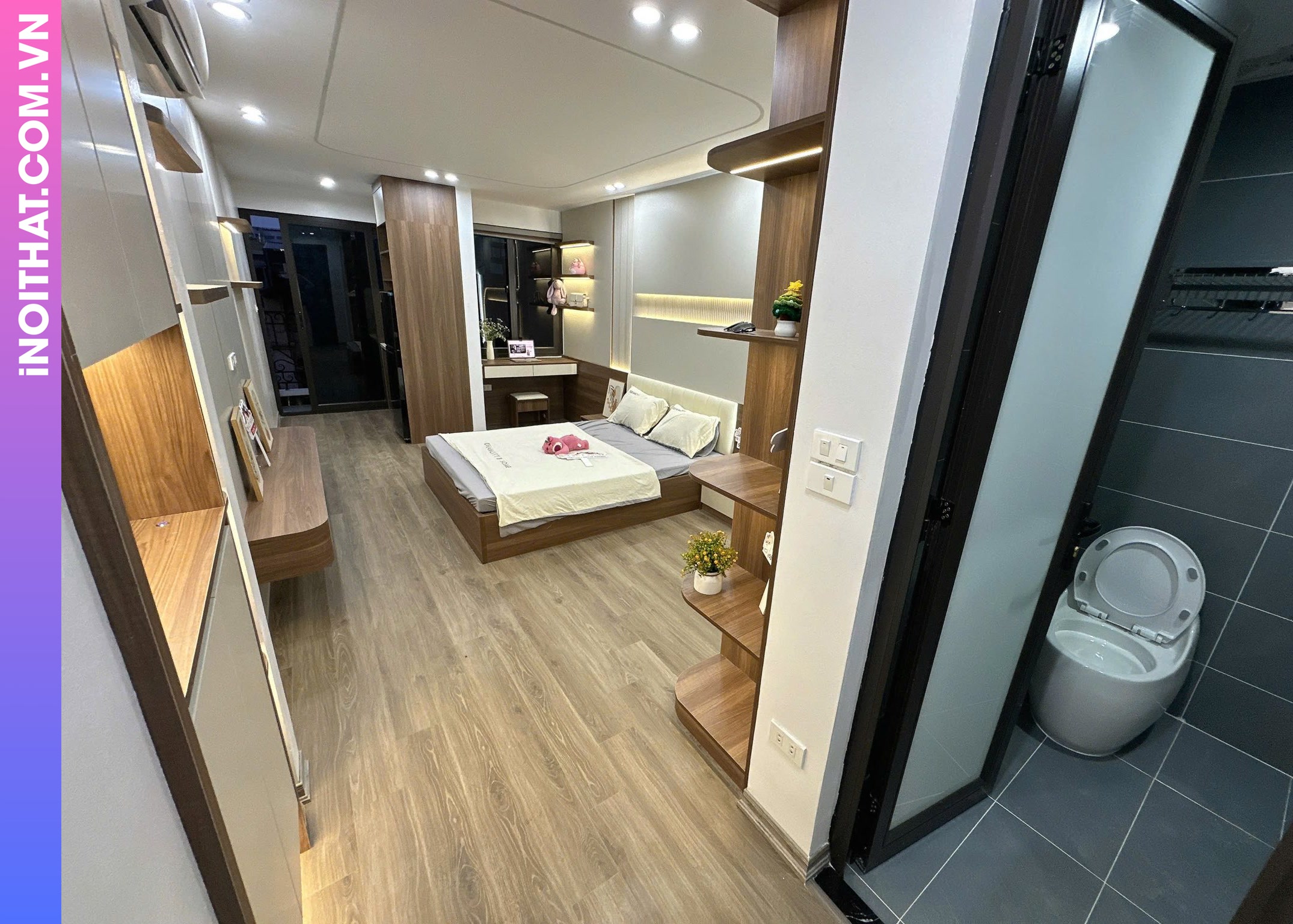 Phòng Trọ Chung Cư Mini cửa mở đa năng ở Phường Phú Thượng