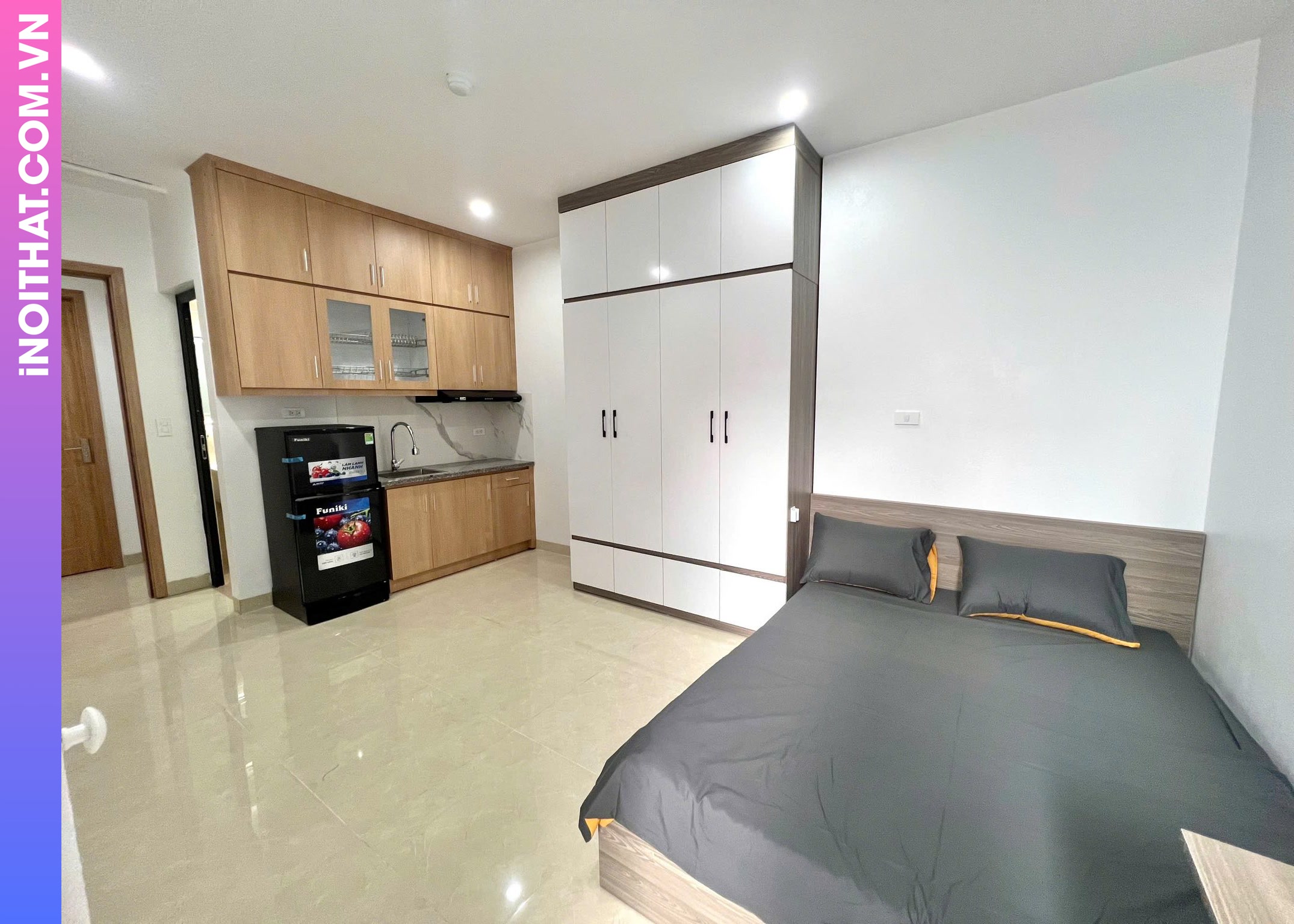 Phòng Trọ Chung Cư Mini cửa trượt hiện đại làm ở Xã Hồng Sơn