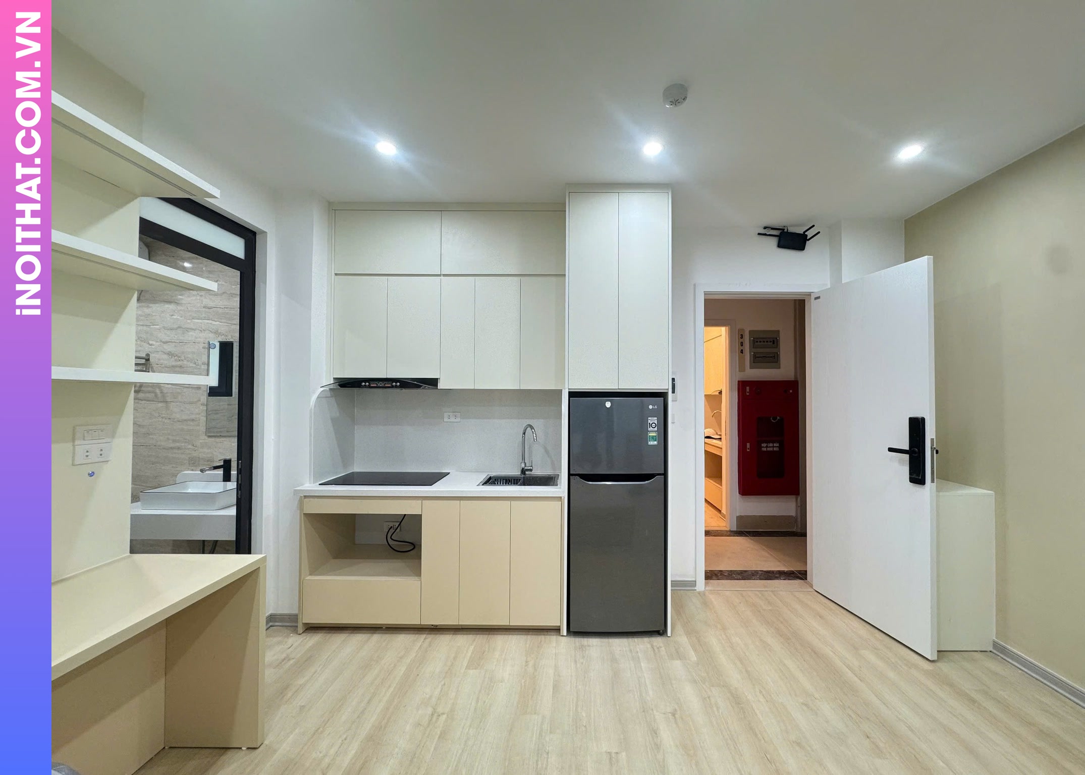 Phòng Trọ Chung Cư Mini phong cách hiện đại tối giản ở Xã Quang Minh