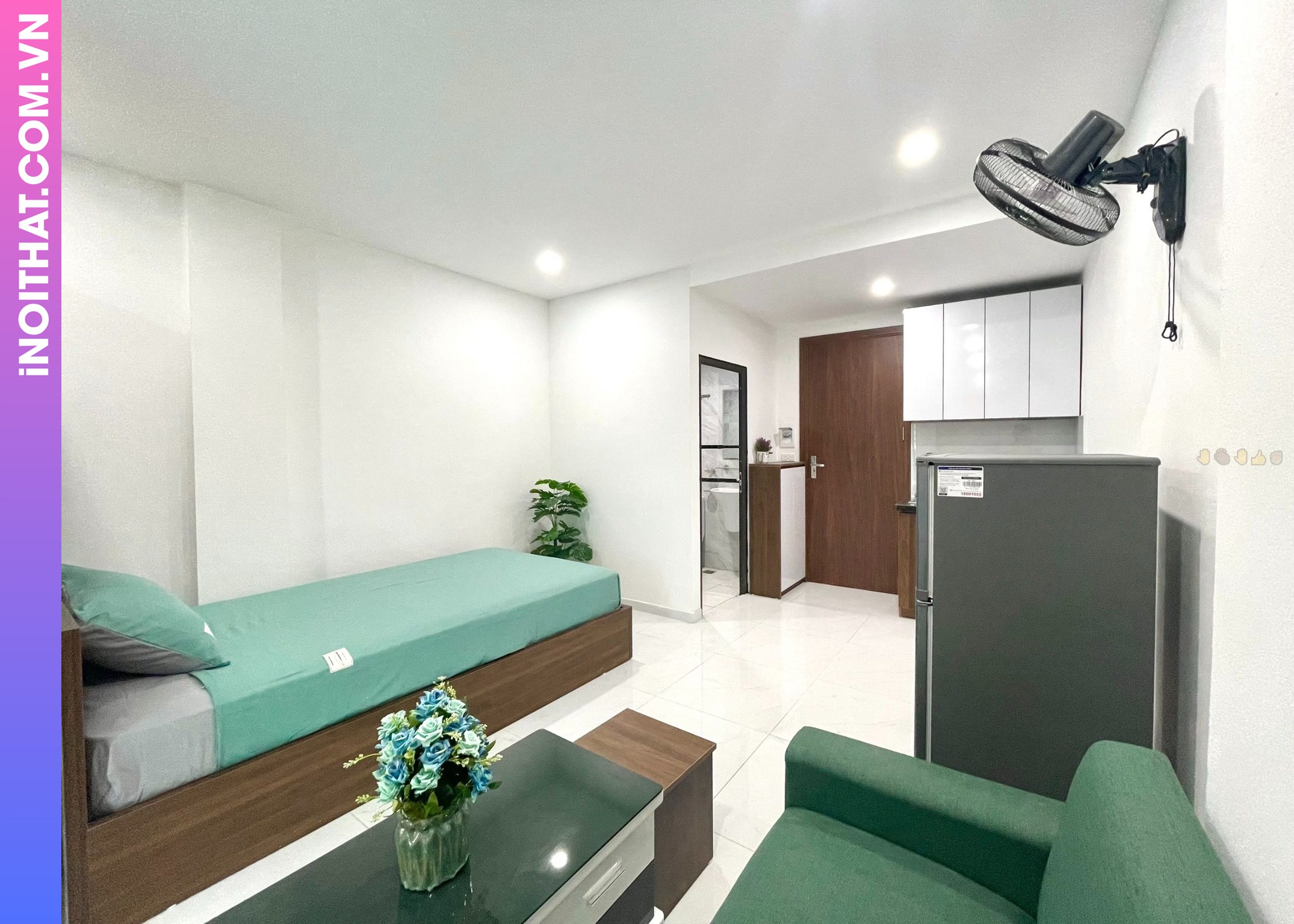 Phòng Trọ Chung Cư Mini cửa mở tiện lợi làm ở Xã Quảng Oai