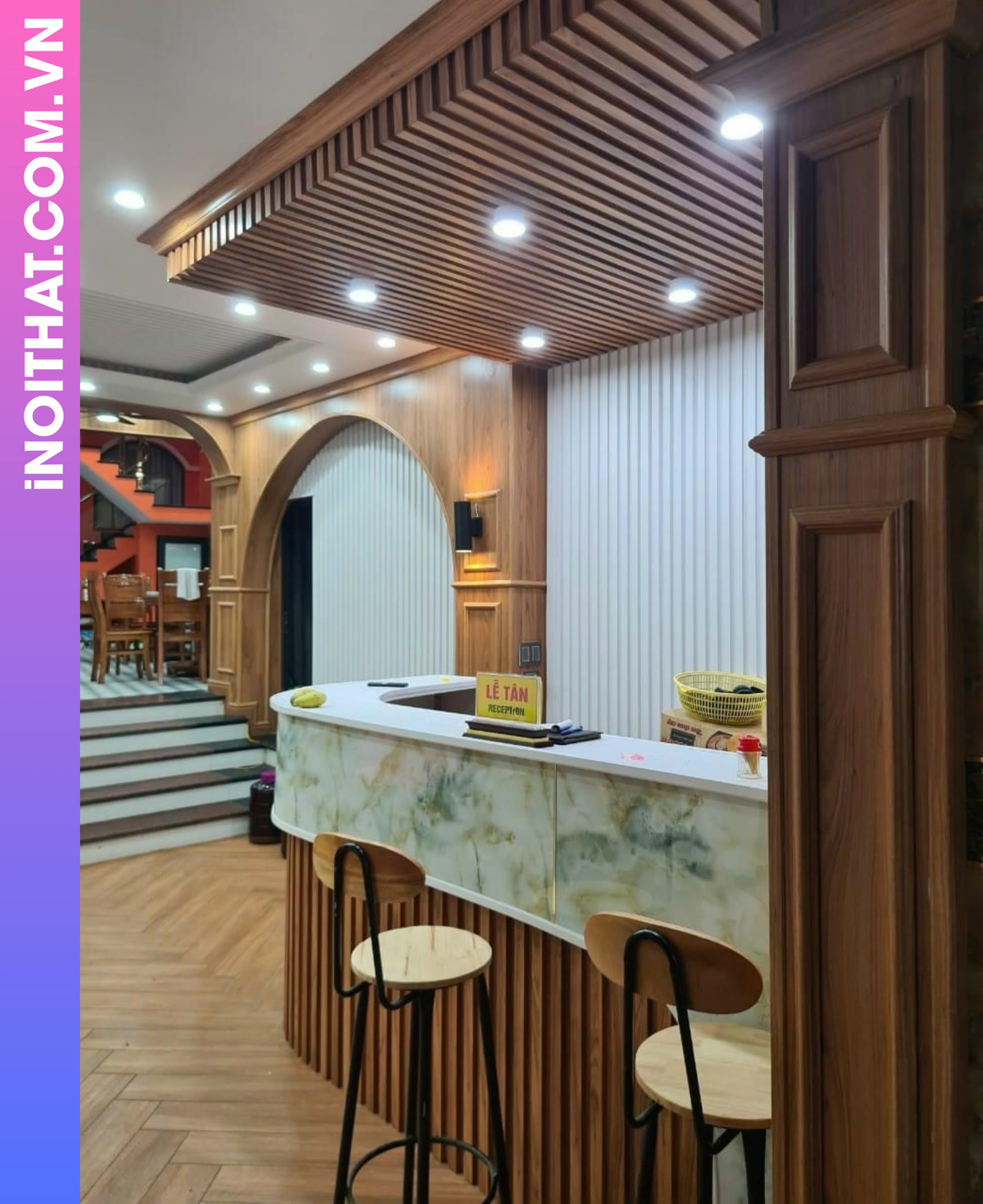 Ốp Tường Trần Nhựa Cách Nhiệt làm tại Phường Hoàng Mai