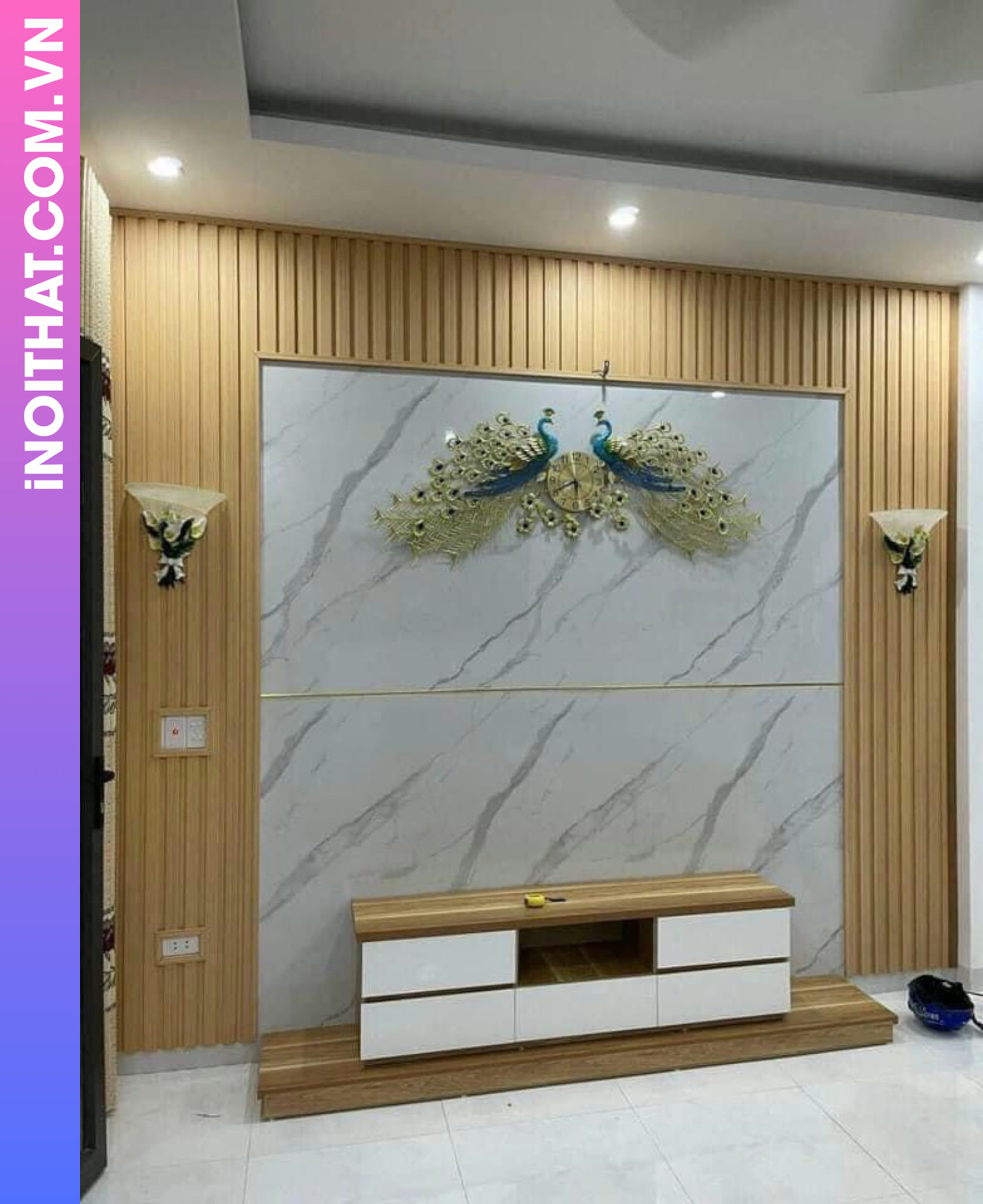 Ốp Tường Trần Nhựa Phẳng làm tại Phường Láng