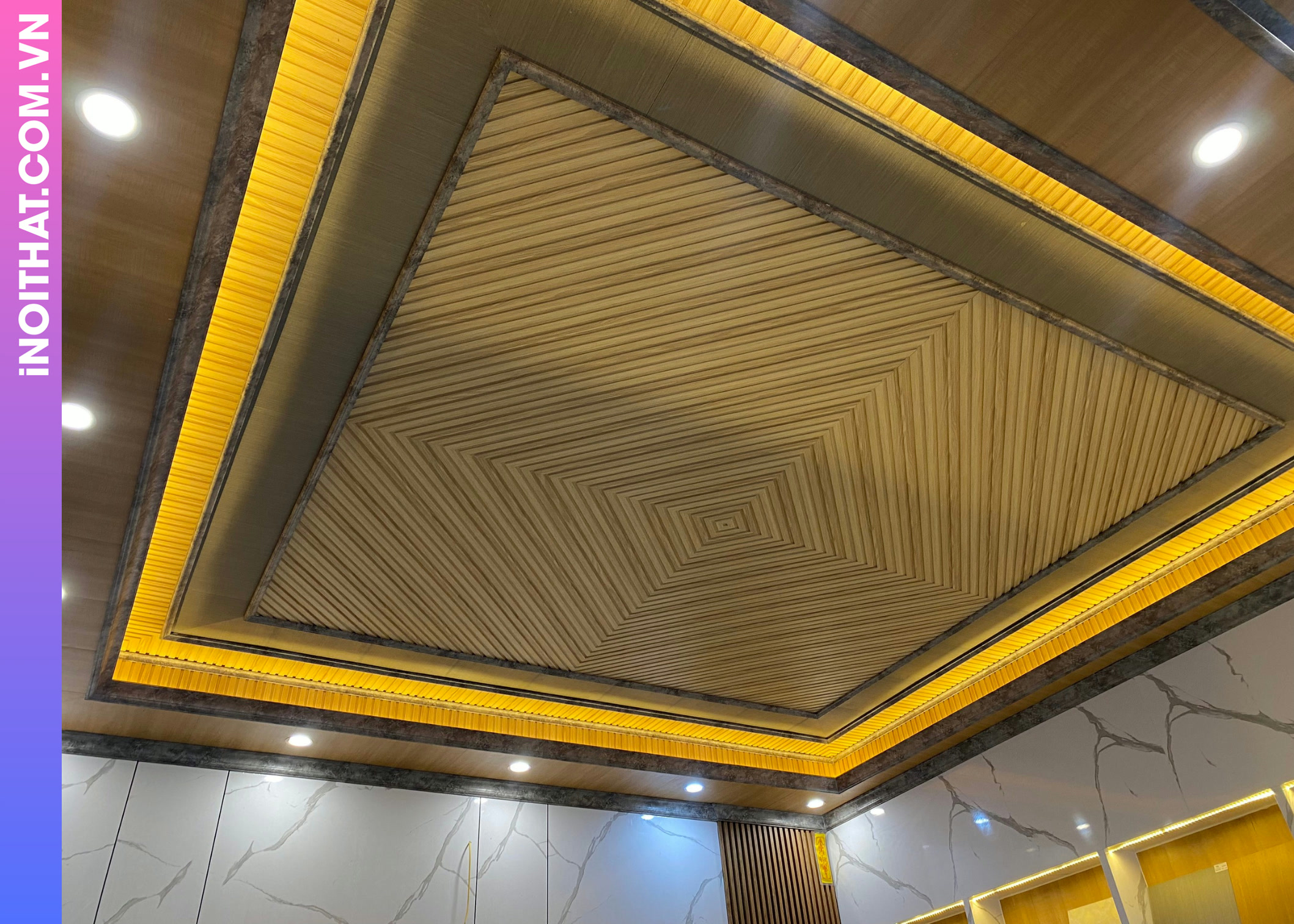 Ốp Tường Trần Nhựa Sóng Vuông khu vực Phường Lĩnh Nam