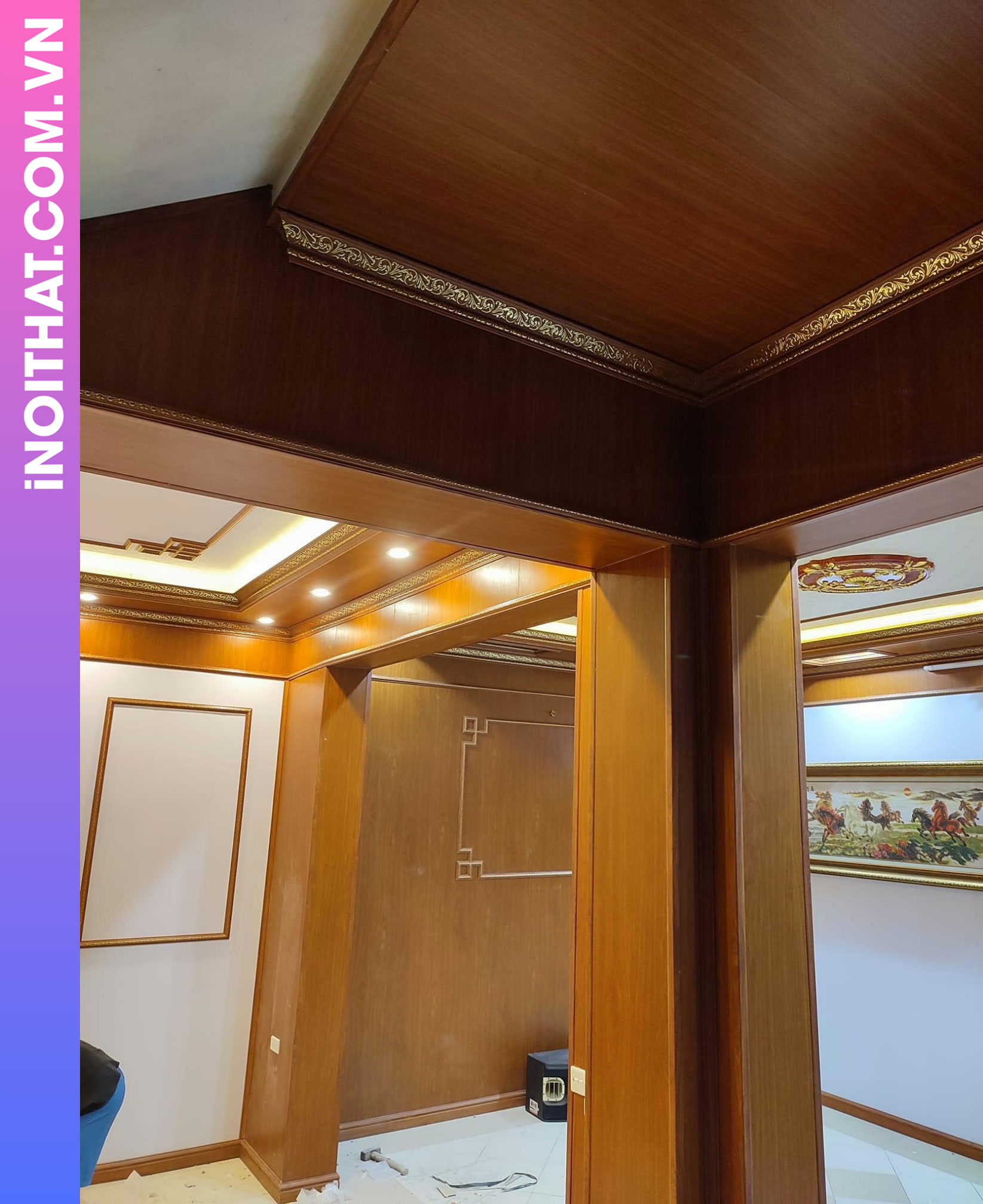 Ốp Tường Trần Nhựa Dày 12mm làm tại Phường Phương Liệt